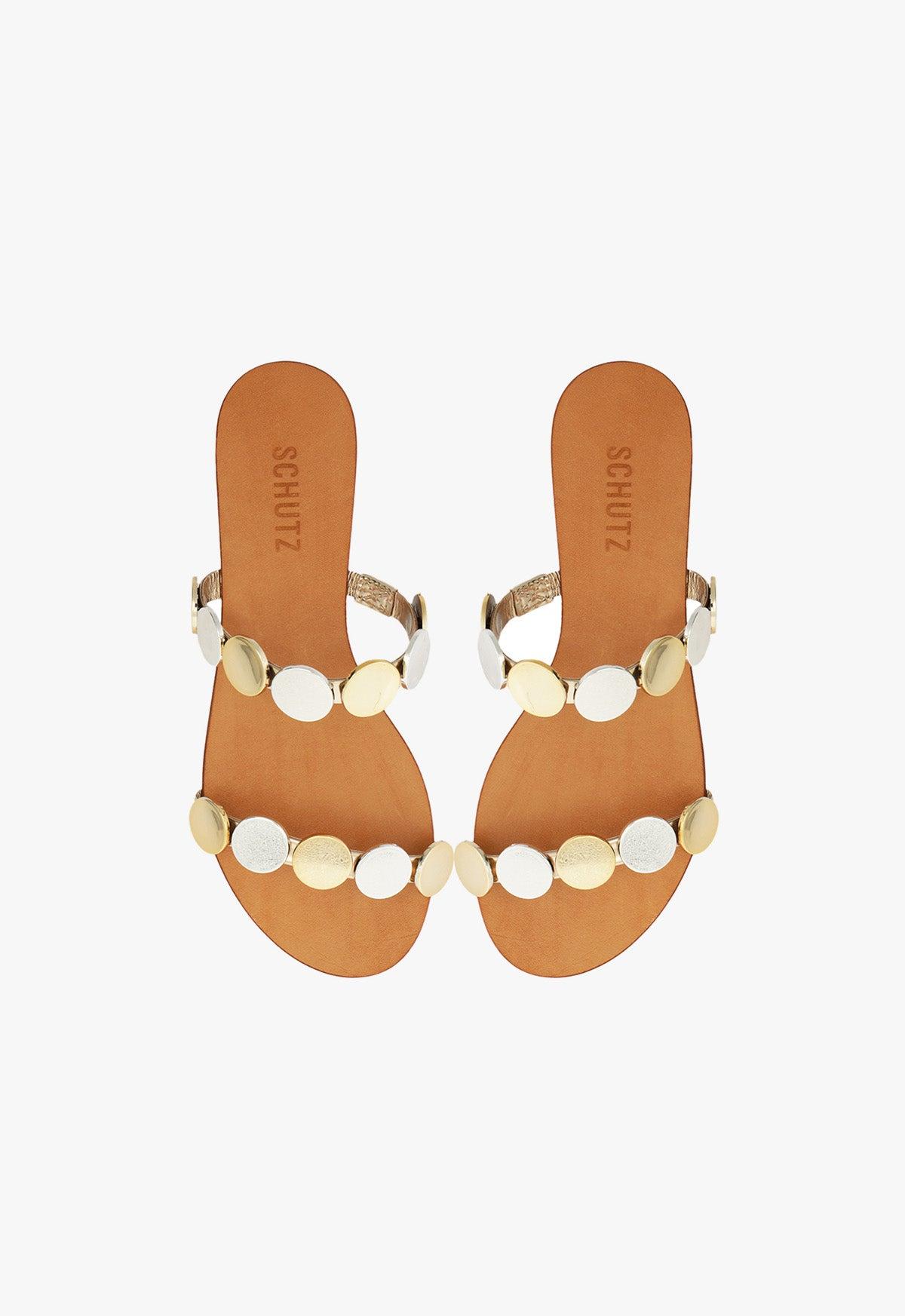 Acacia Platina Leather Sandal Female Product Image