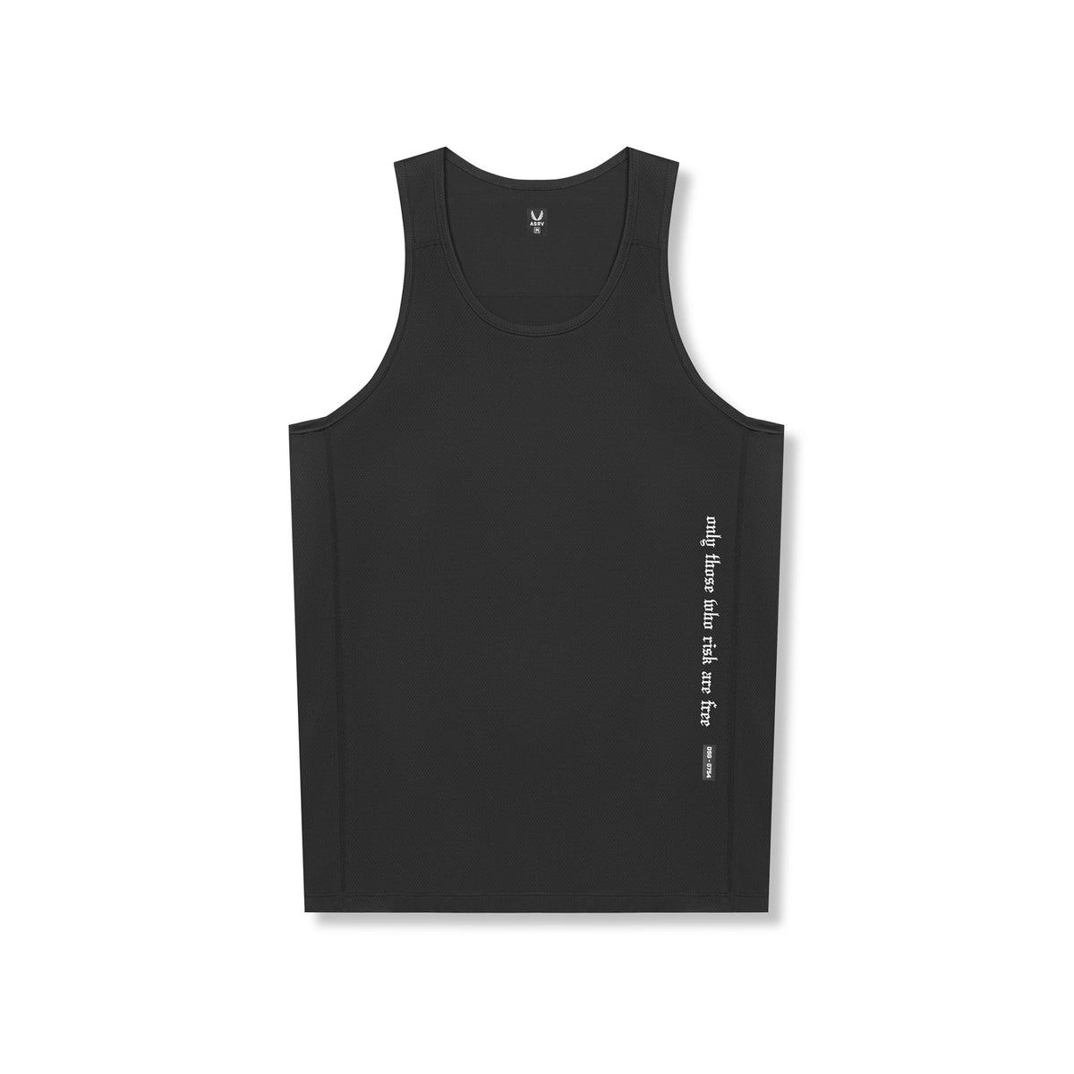 0754. AeroSilver® Training Singlet - Black Product Image