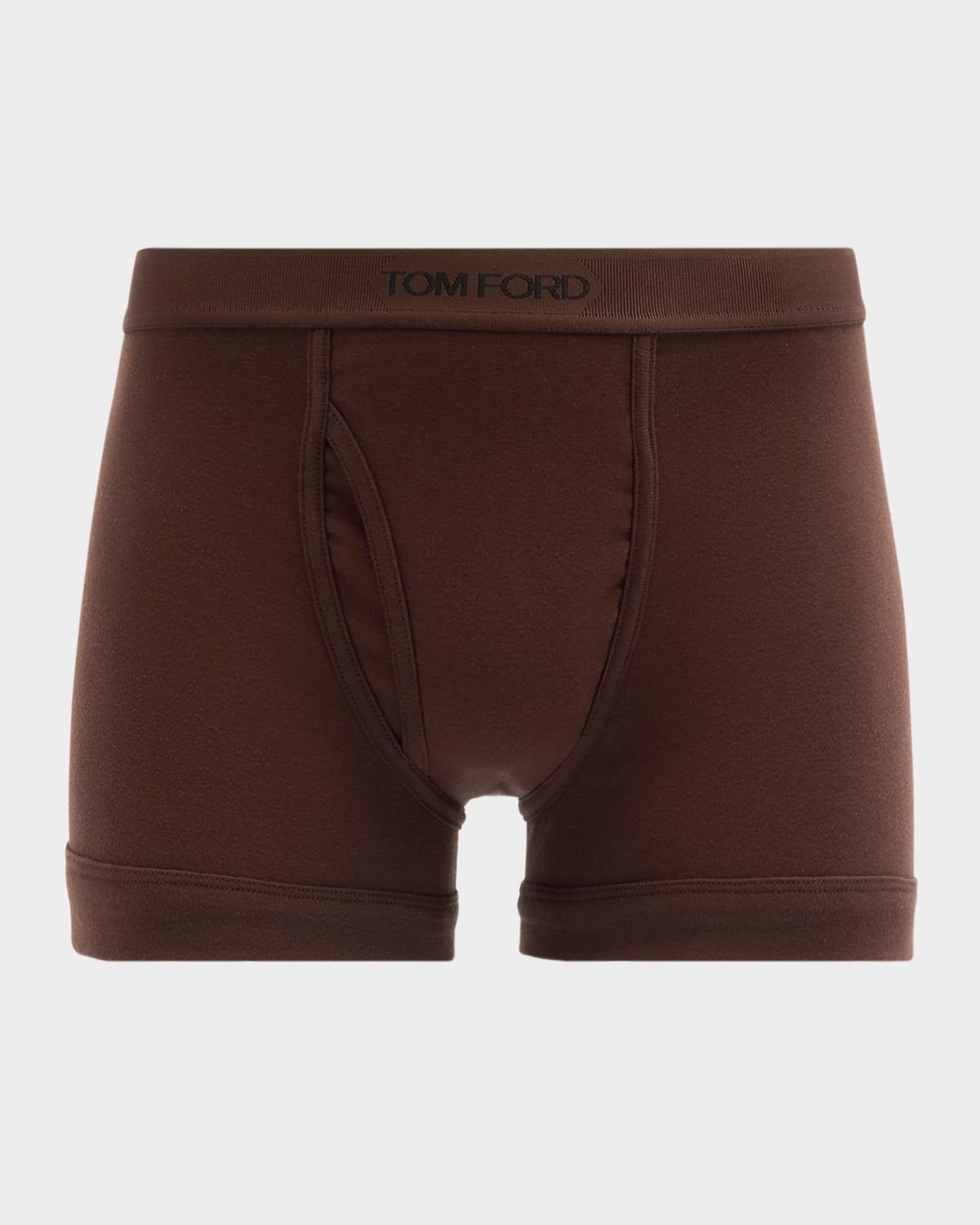 Mens Cotton-Stretch Jersey Boxer Briefs Product Image