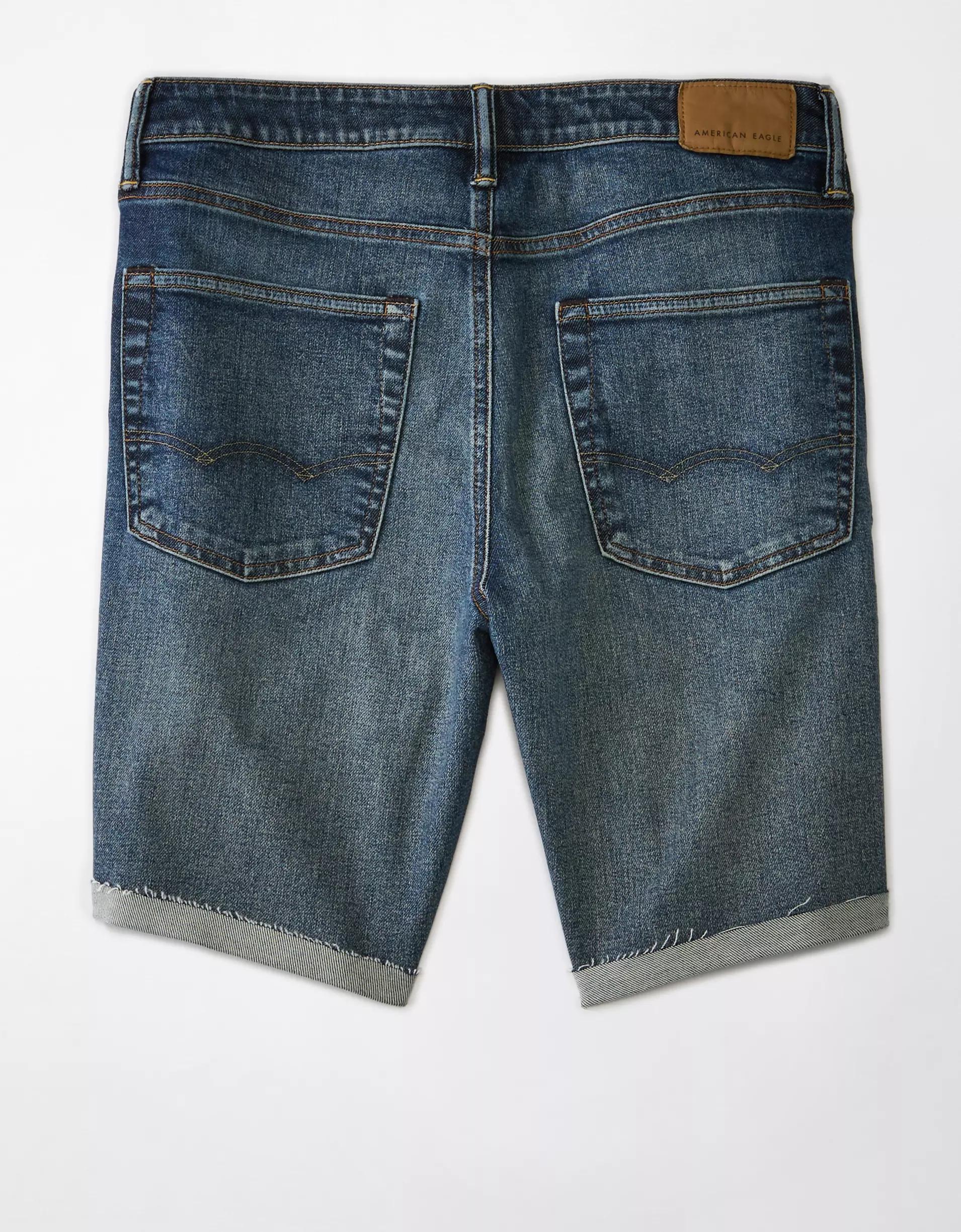 AE 9" AirFlex+ Ultrasoft Patched Denim Short Product Image