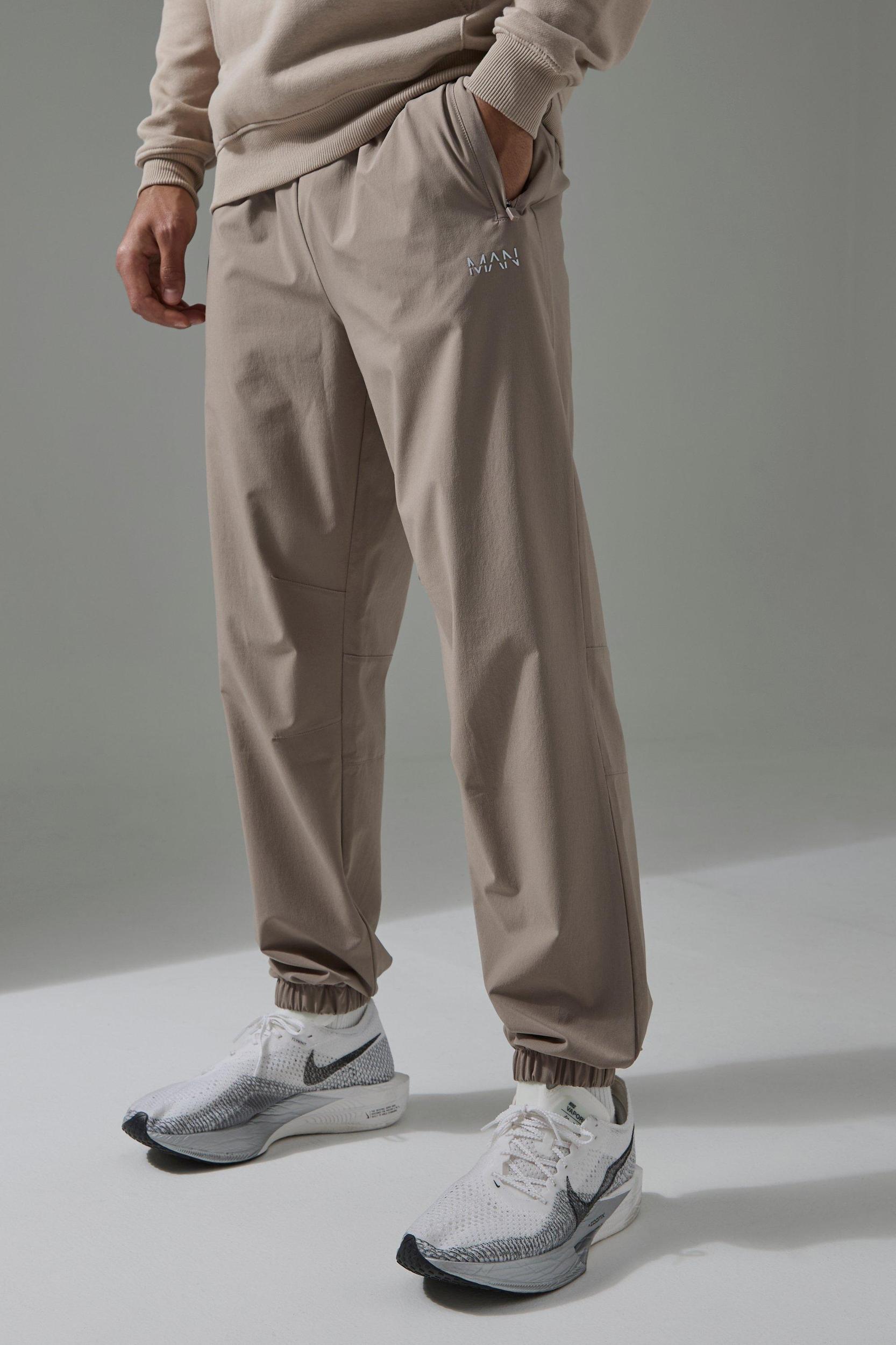 Man Active Cuffed Hem Regular Fit Sweatpants | boohooMAN USA Product Image