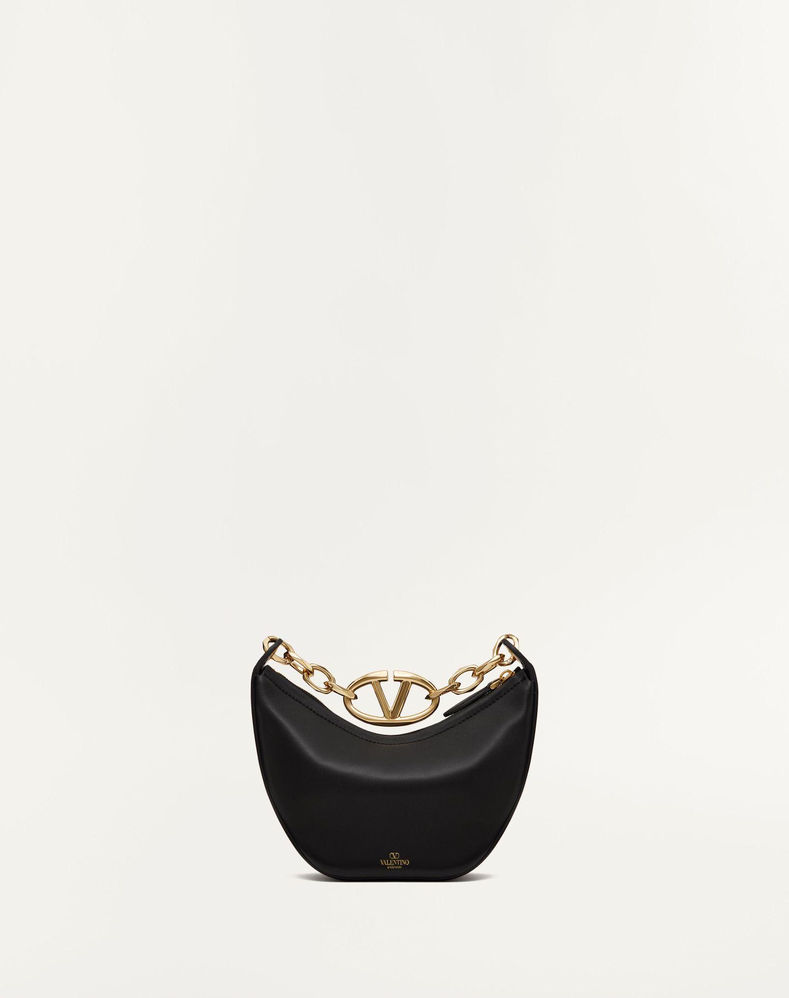 Vlogo Moon Mini Hobo Bag In Nappa Leather With Chain Product Image