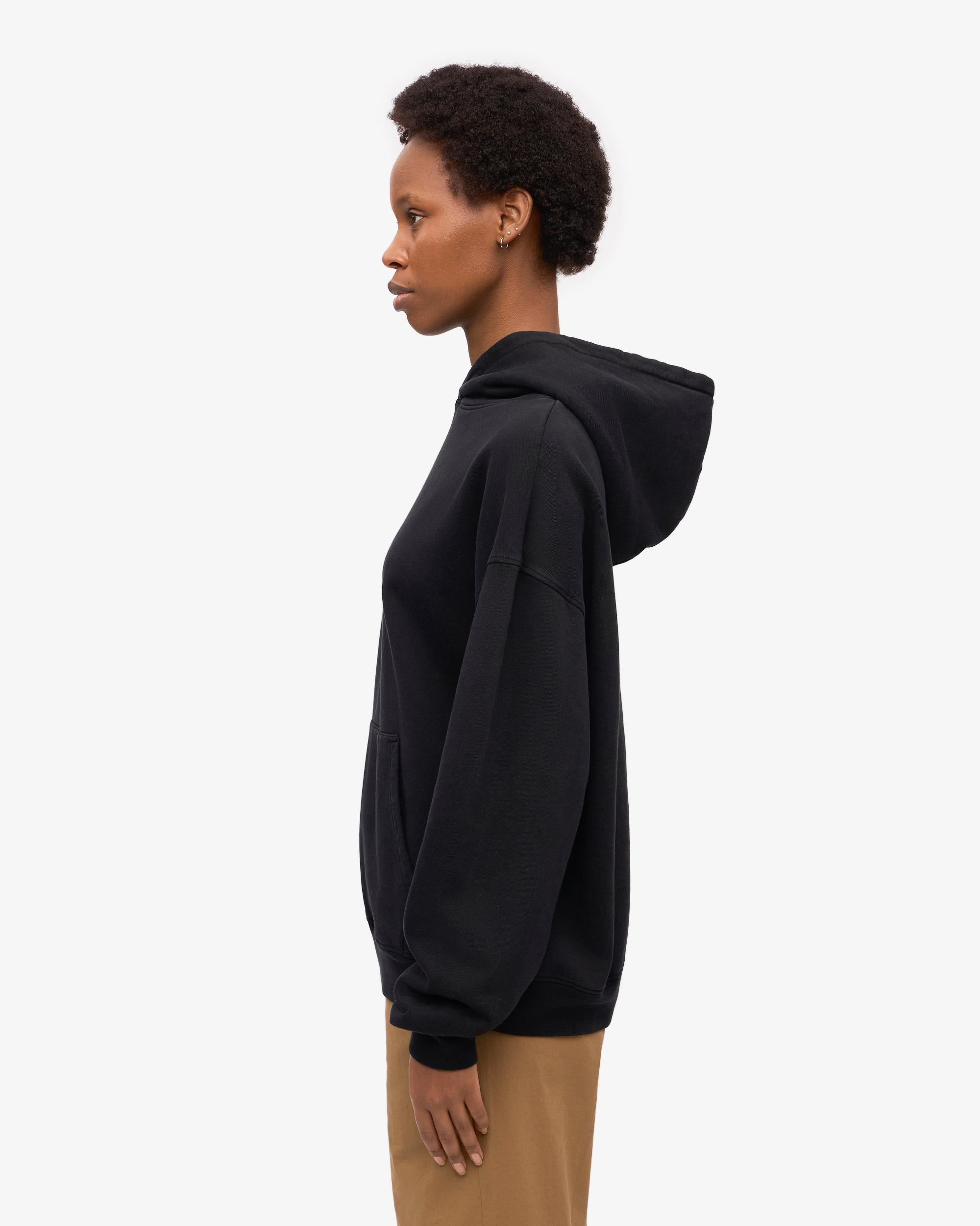 Organic Oversized Hood - Deep Black Product Image