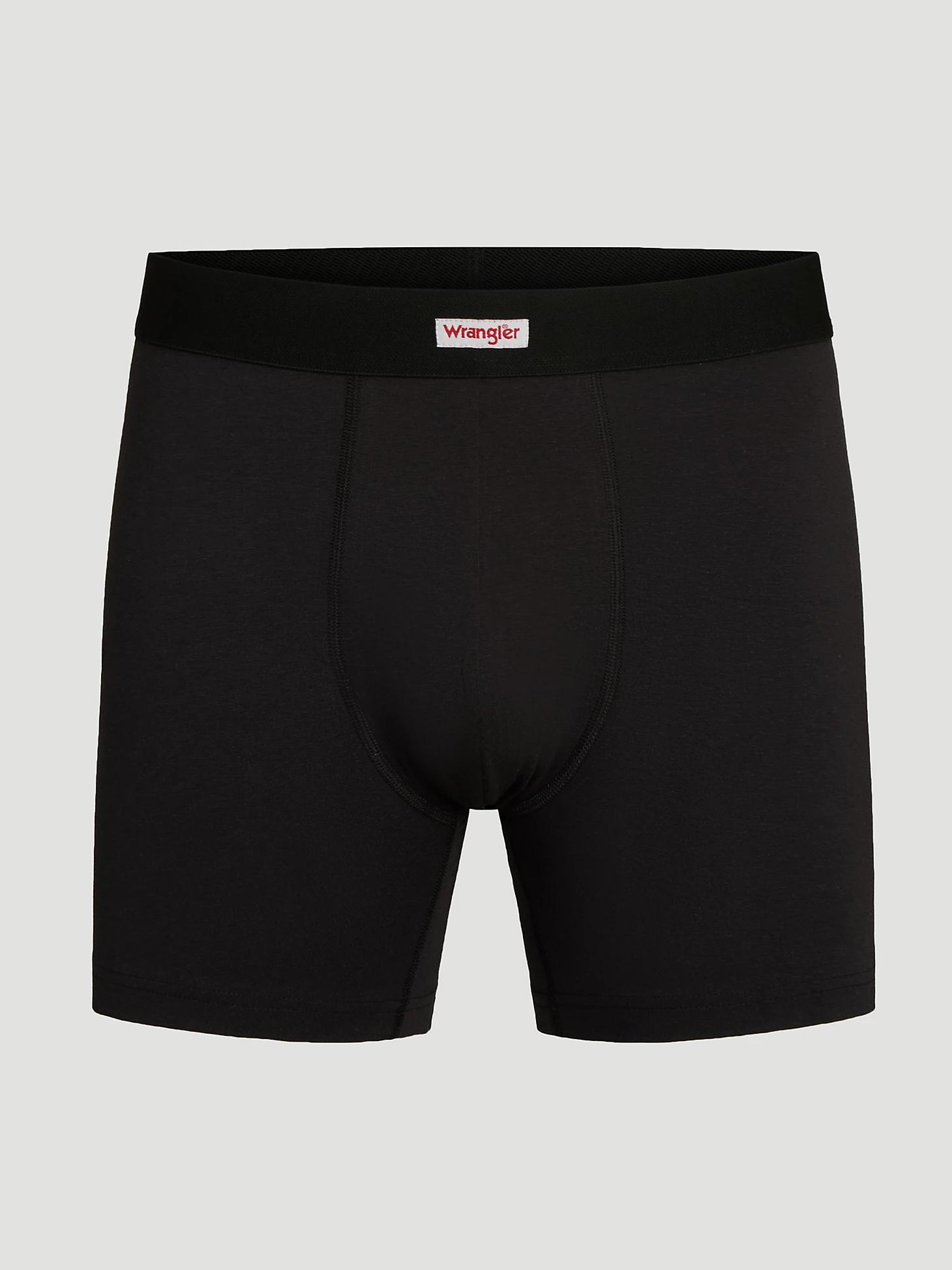 Men's Cotton Stretch Boxer Brief (3-Pack) in Blue/Charcoal/Grey Product Image