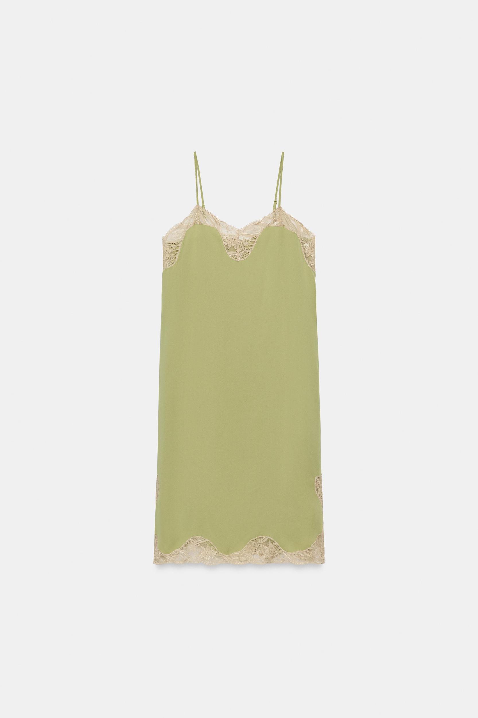 ZW COLLECTION SATIN LACE DRESS Product Image