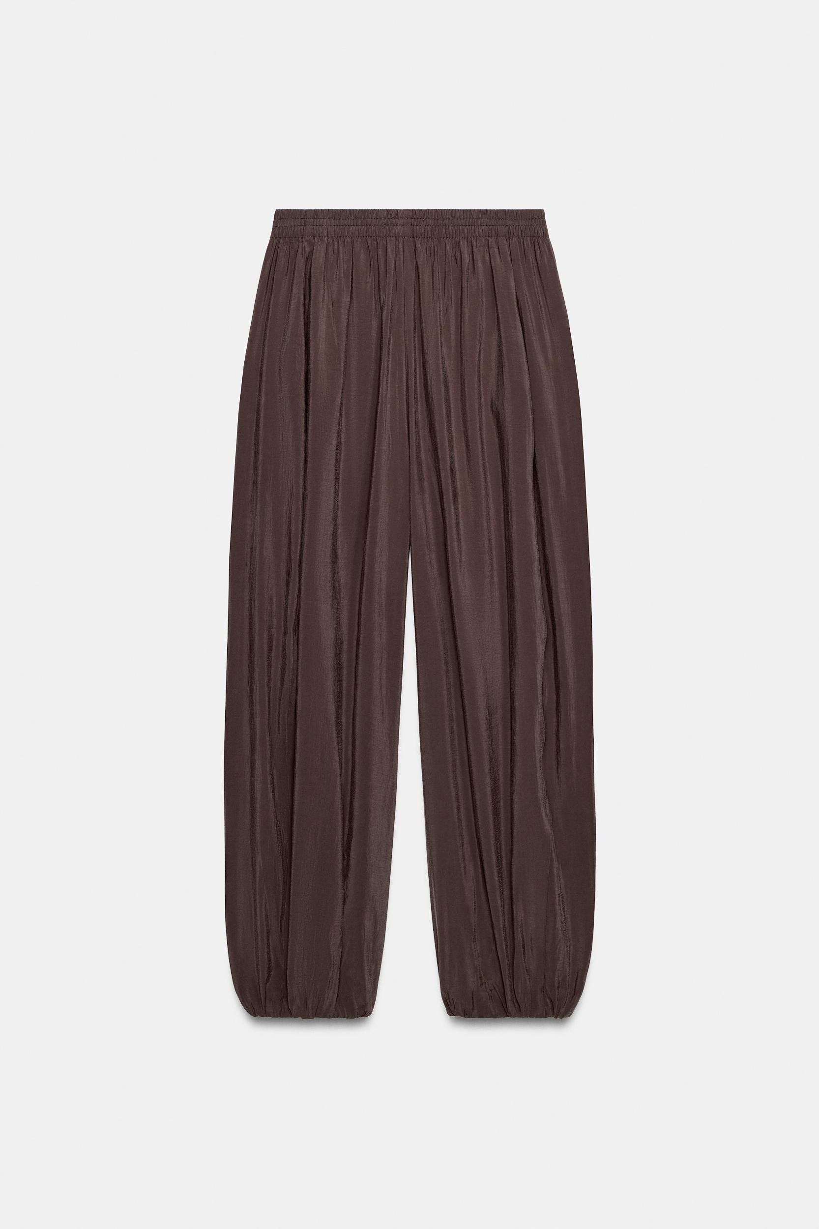 ELASTIC WAIST BALLOON PANTS Product Image