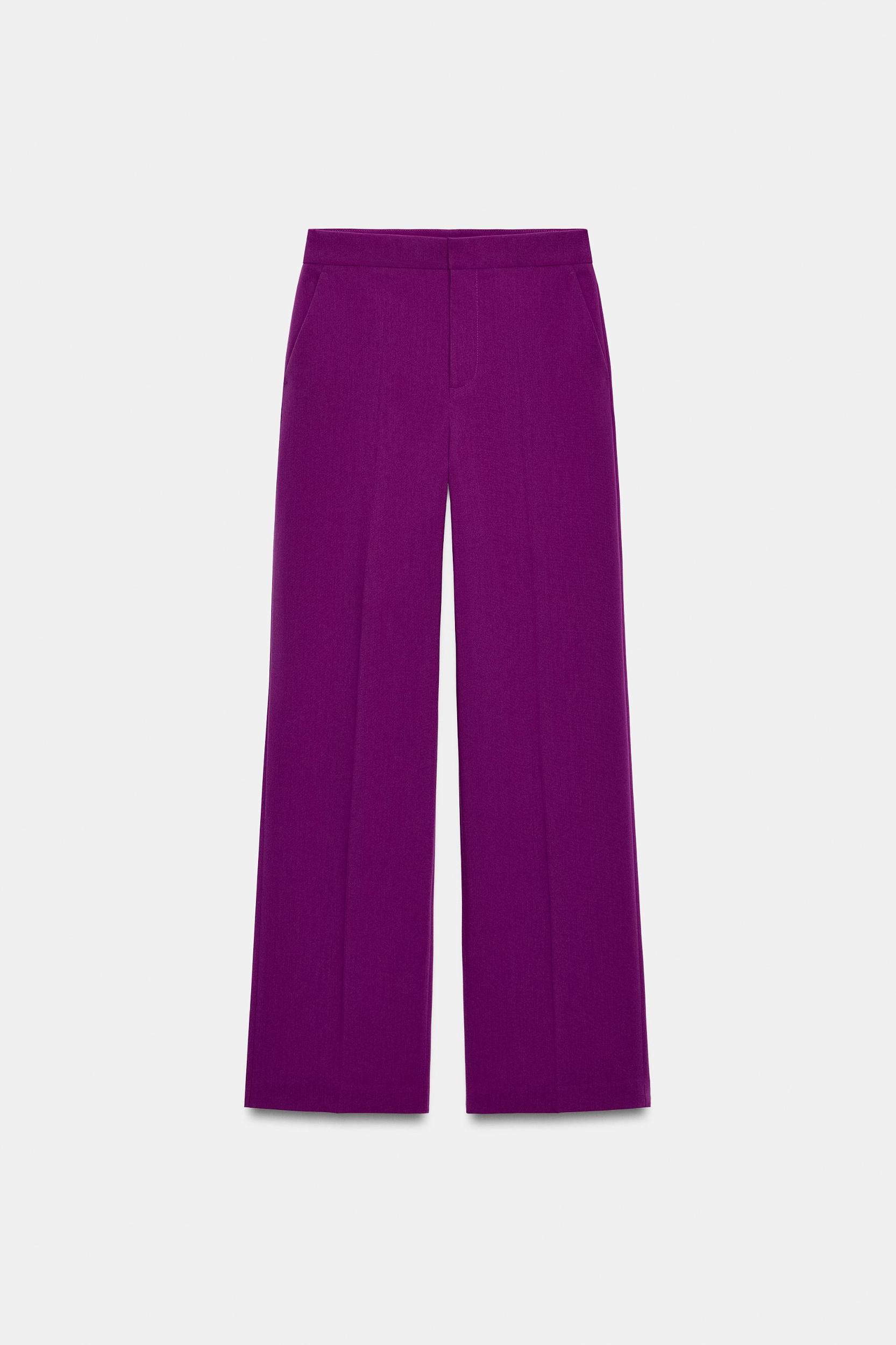 LOW-RISE STRAIGHT LEG PANTS Product Image