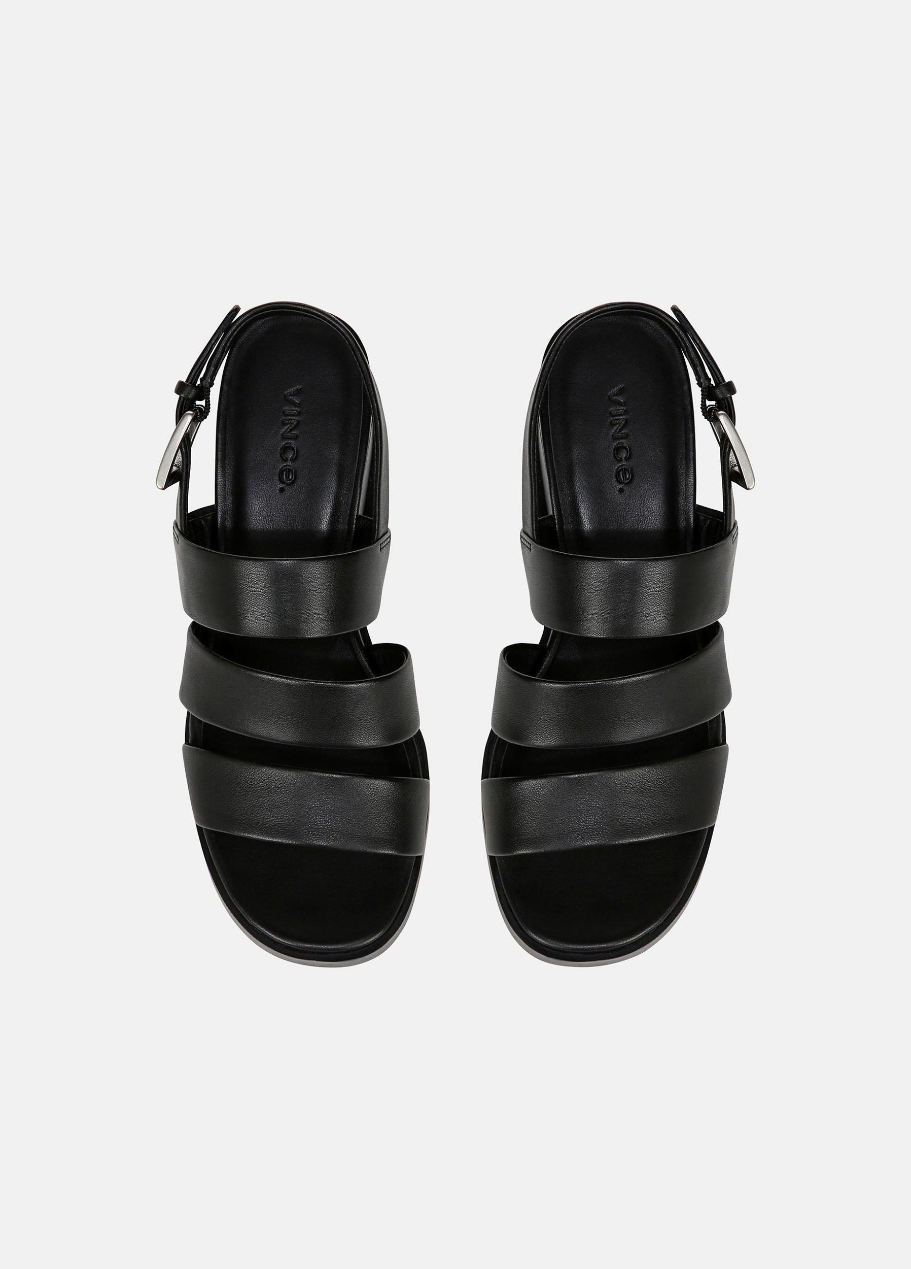 Rochel Leather Wedge Sandal Product Image