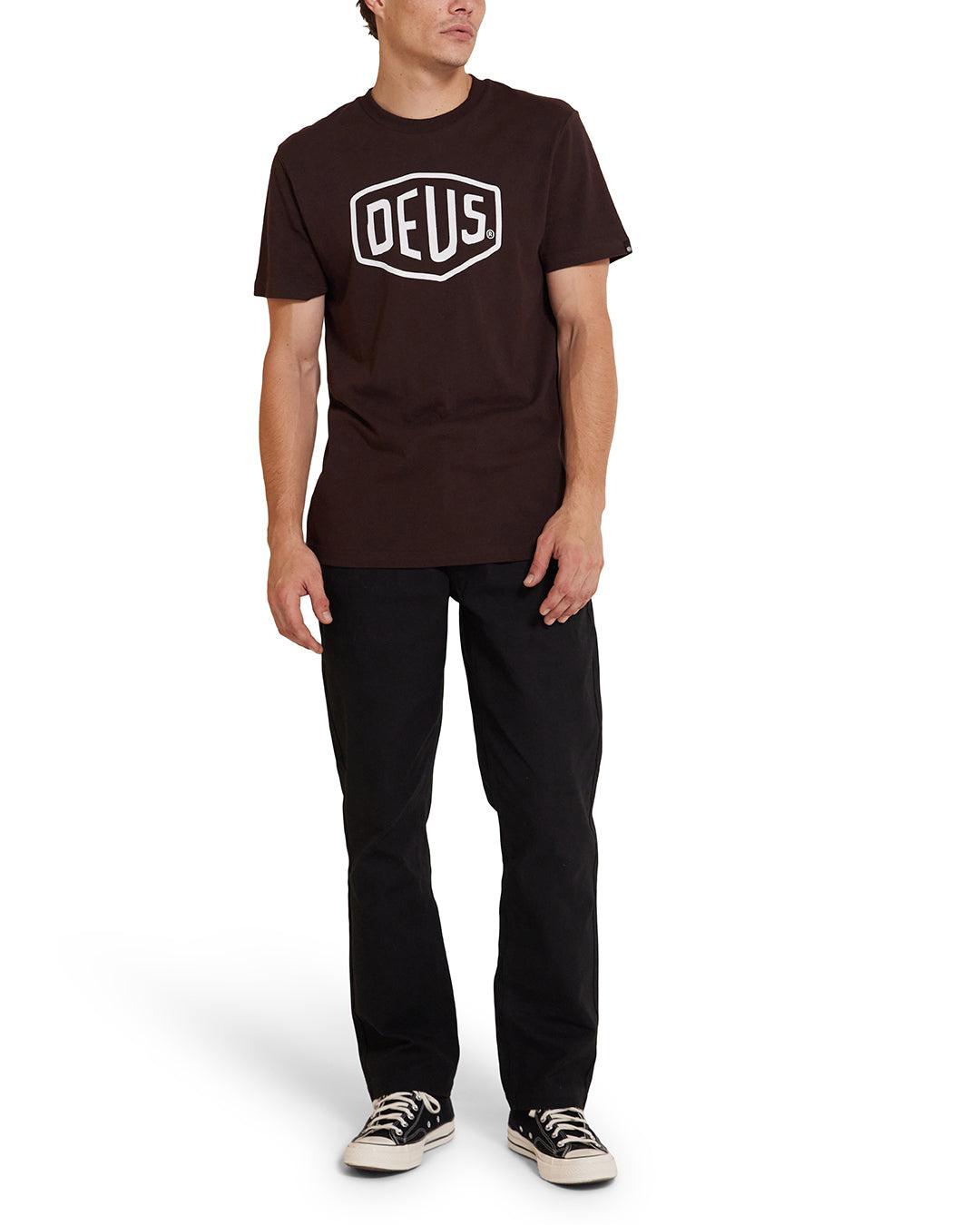 Shield Tee - Choc Brown Product Image