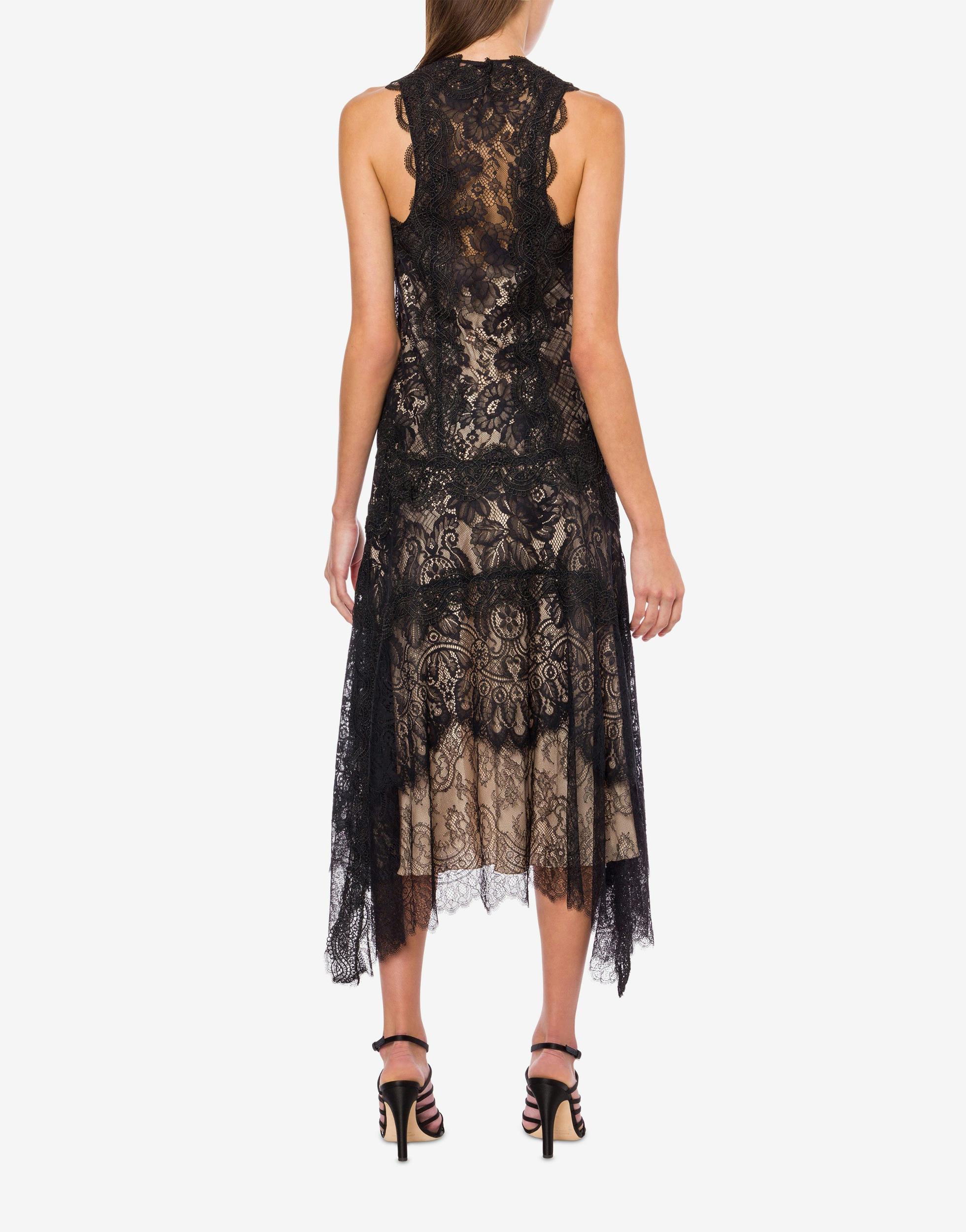 Lace longuette dress Chantilly Product Image