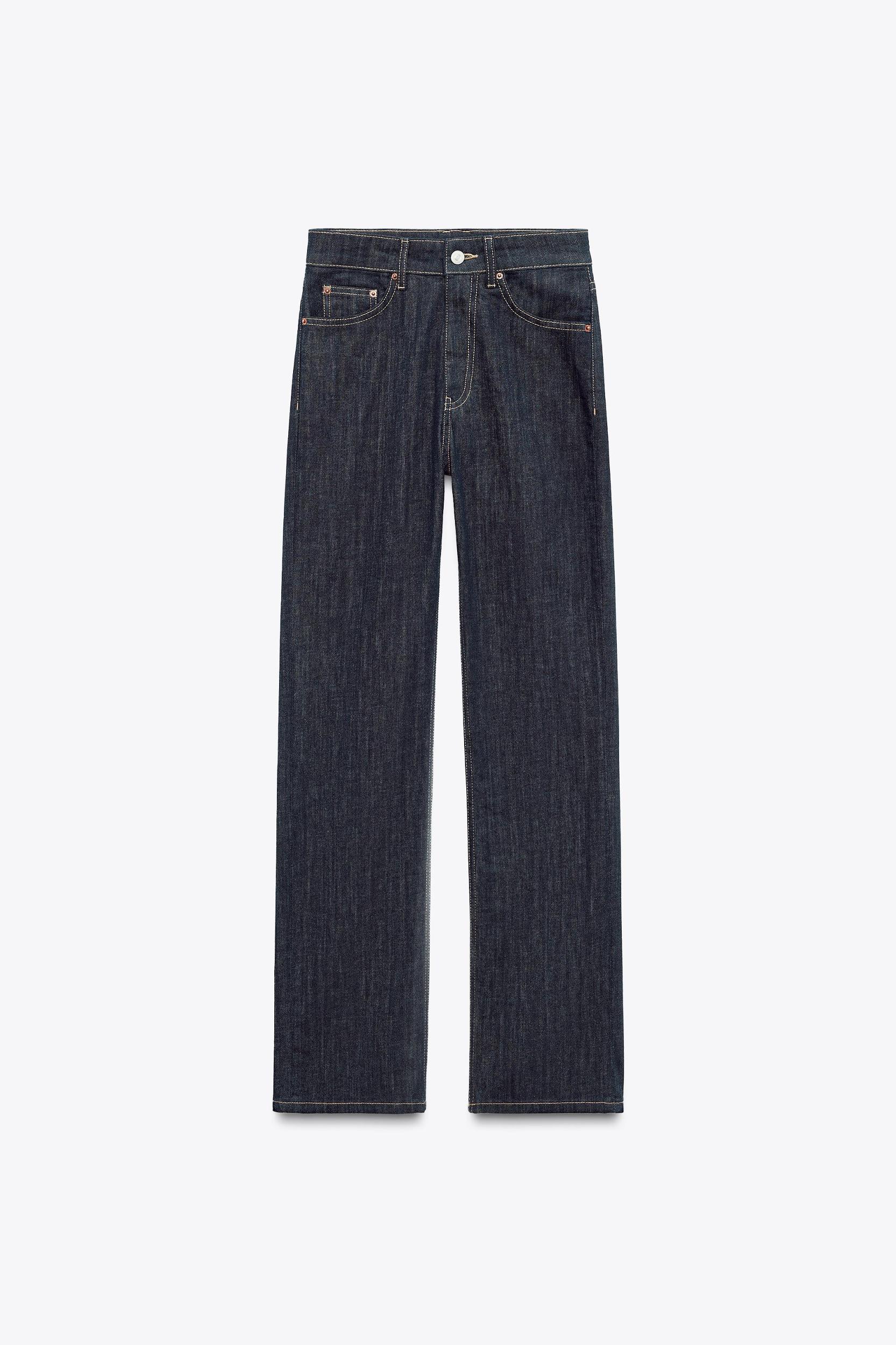 BELTED TRF DENIM JACKET Product Image