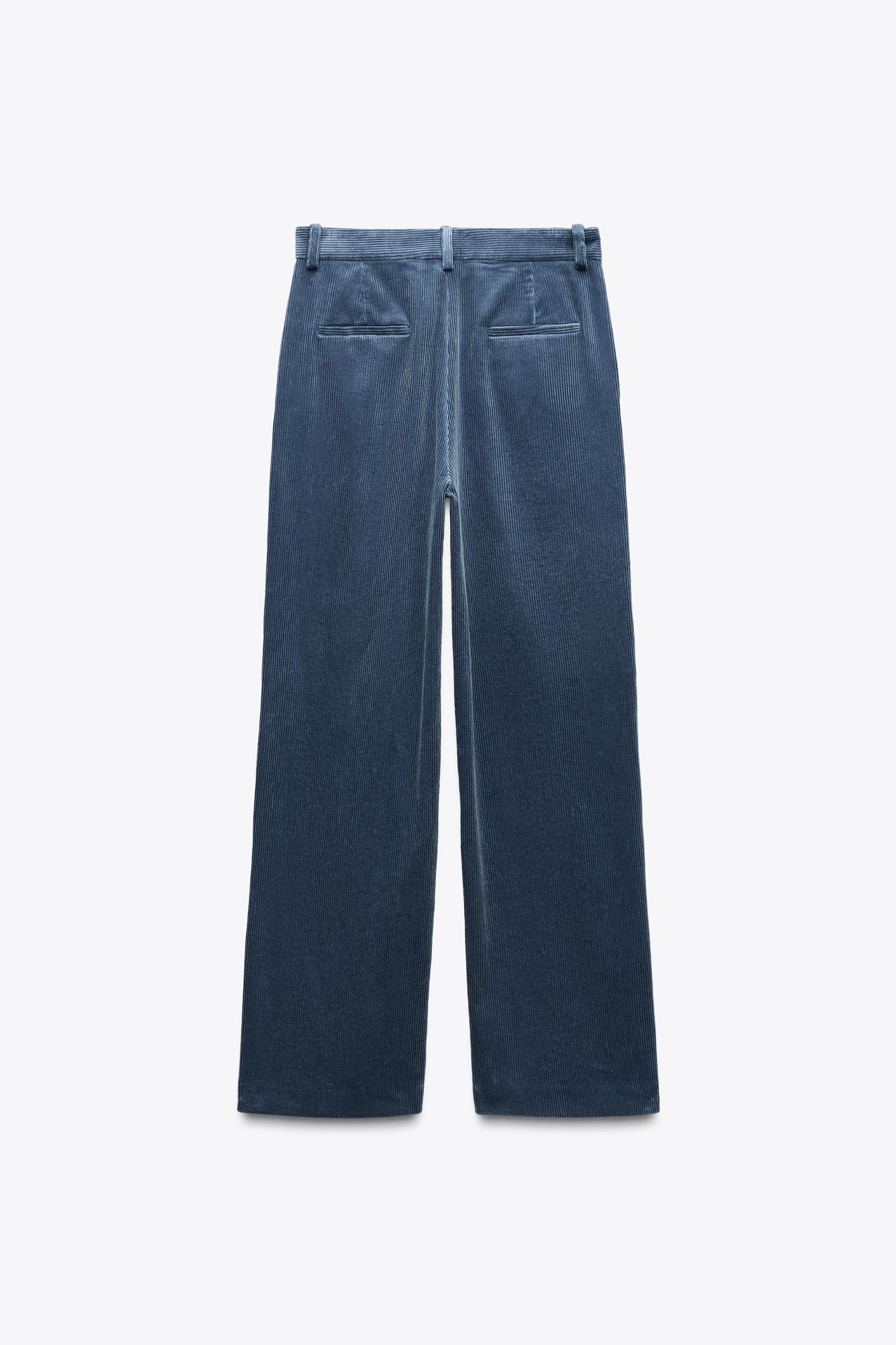 STRAIGHT LEG CORDUROY PANTS ZW COLLECTION Product Image