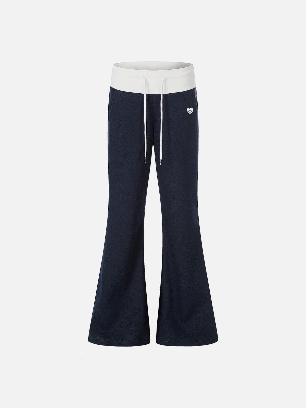 Aelfric Eden Contrast Waist Bootcut Sweatpants Female Product Image