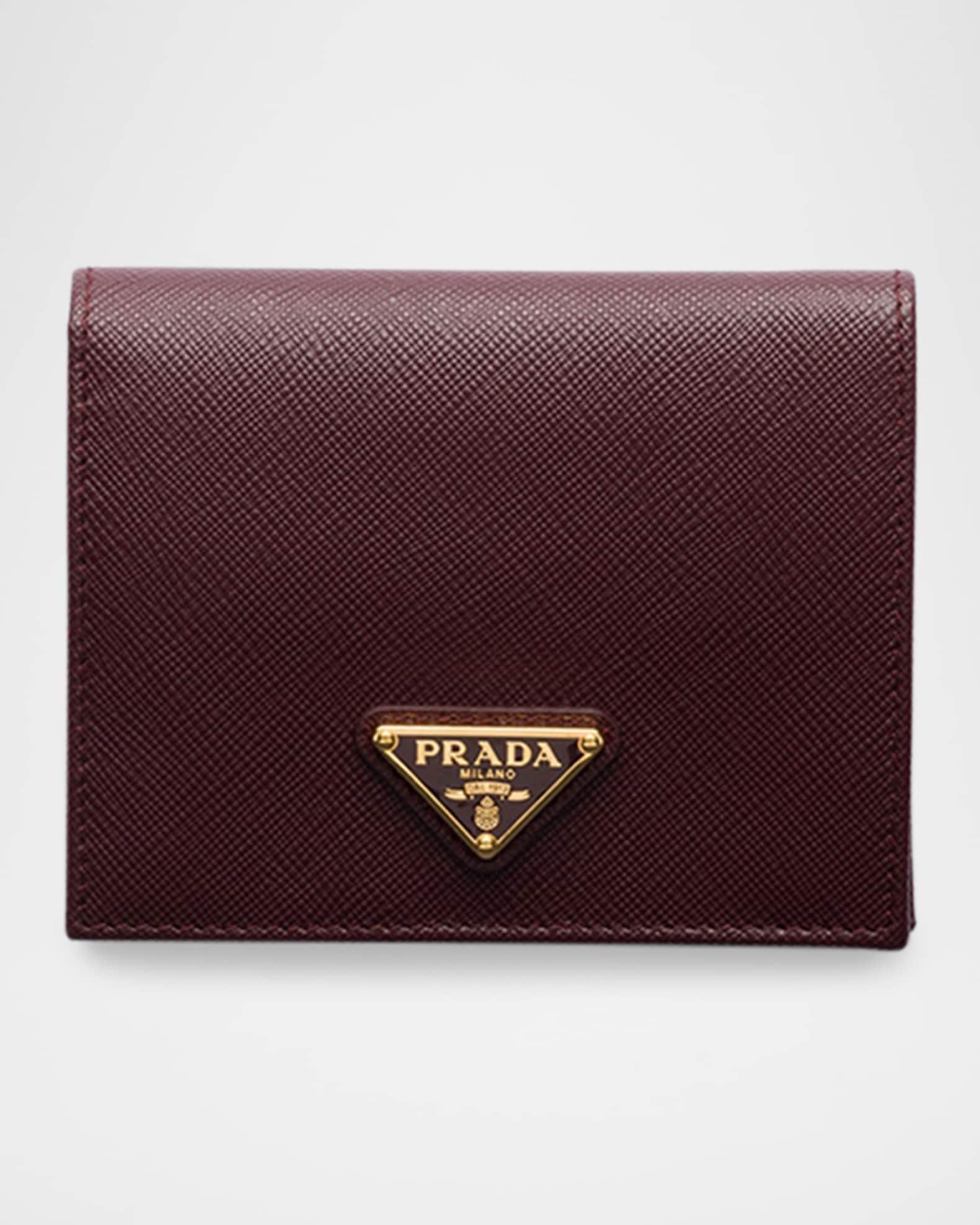 Small Saffiano Button Bifold Wallet Product Image