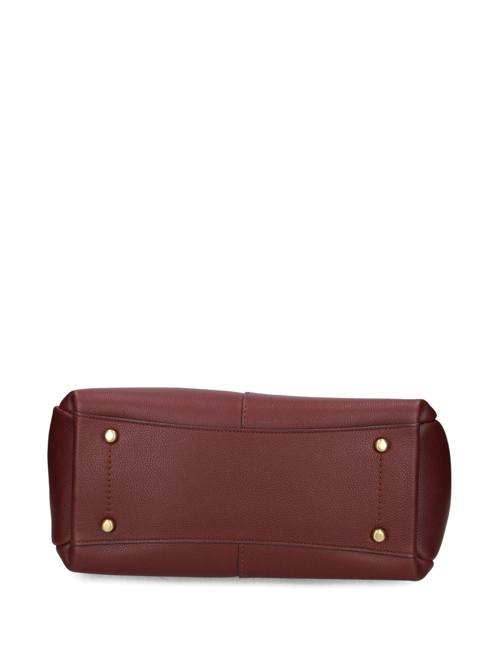 medium Lana top-handle leather shoulder bag Product Image