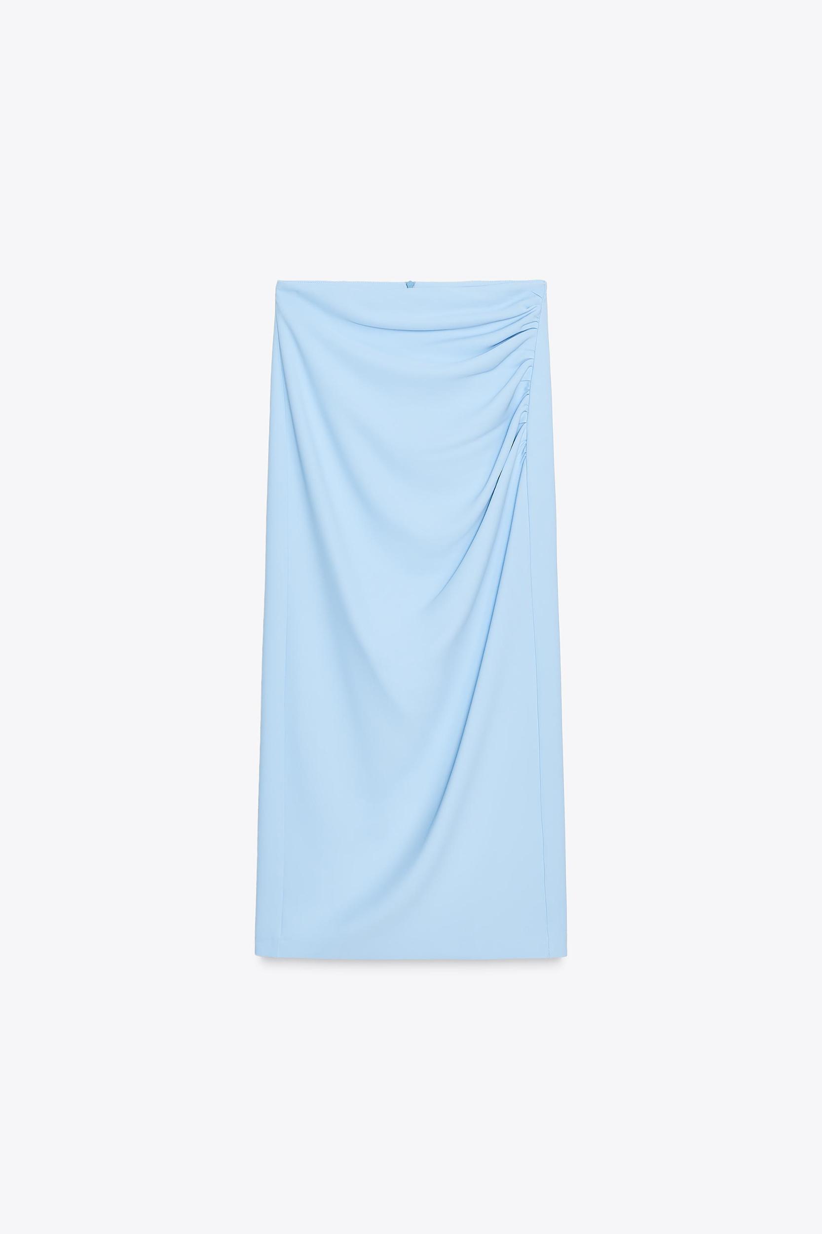 DRAPED MIDI SKIRT Product Image