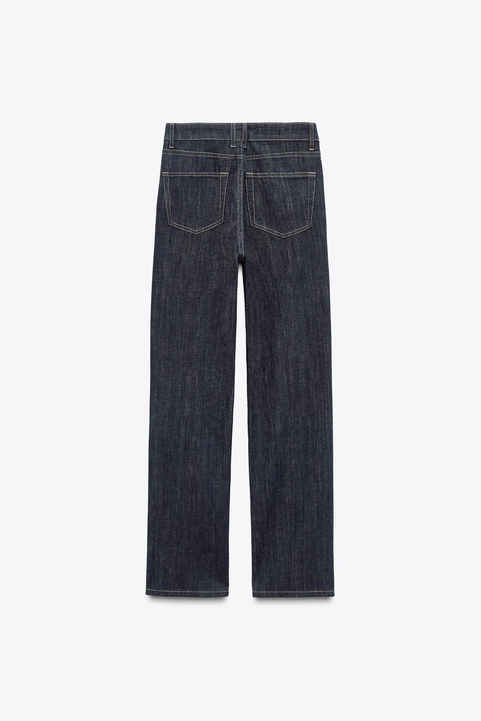 BELTED TRF DENIM JACKET Product Image