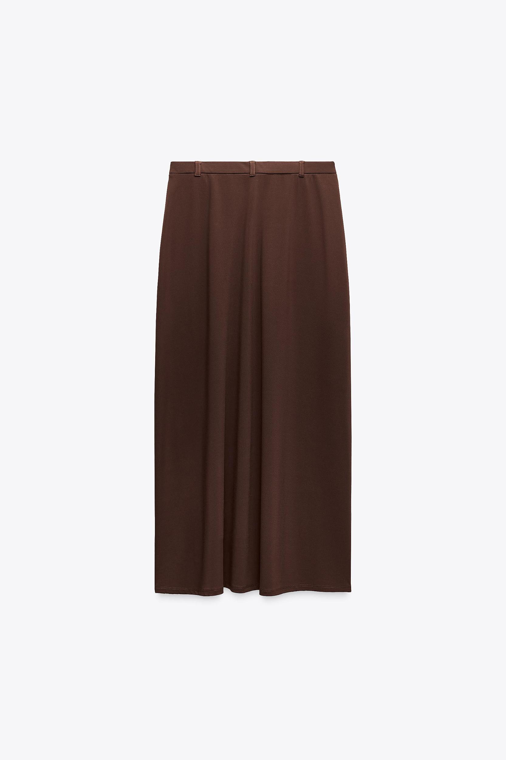 MIDI SKIRT WITH BUTTONS Product Image