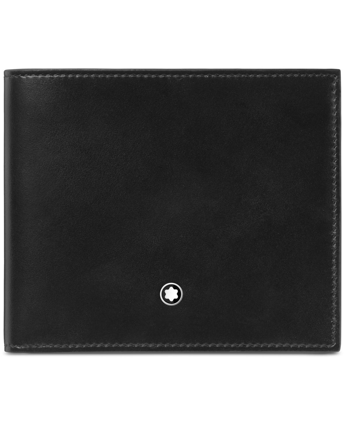 MONTBLANC Meisterstuck 6cc Leather Wallet In Black Product Image