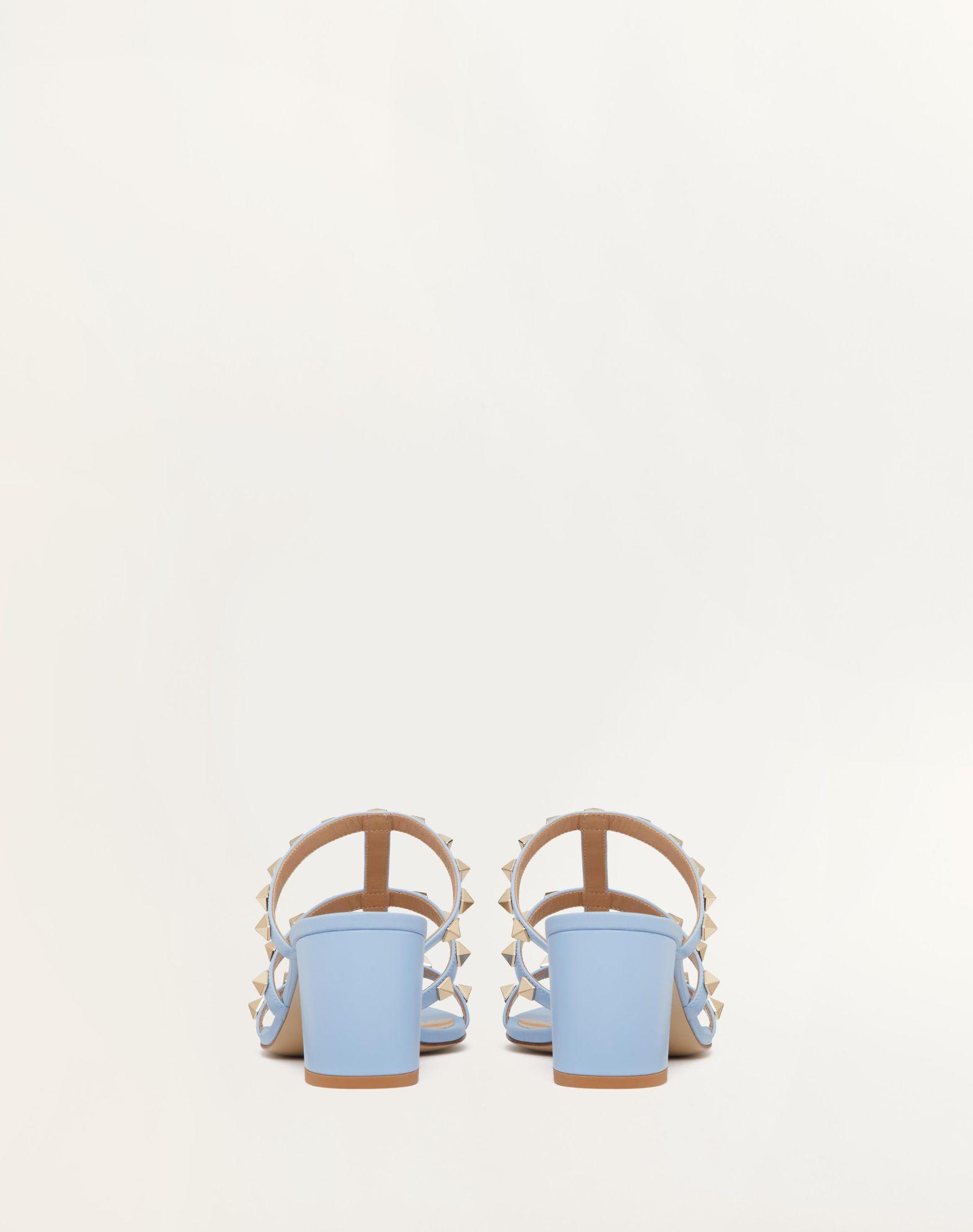 Rockstud Calfskin Leather Slide Sandal 60 Mm Product Image