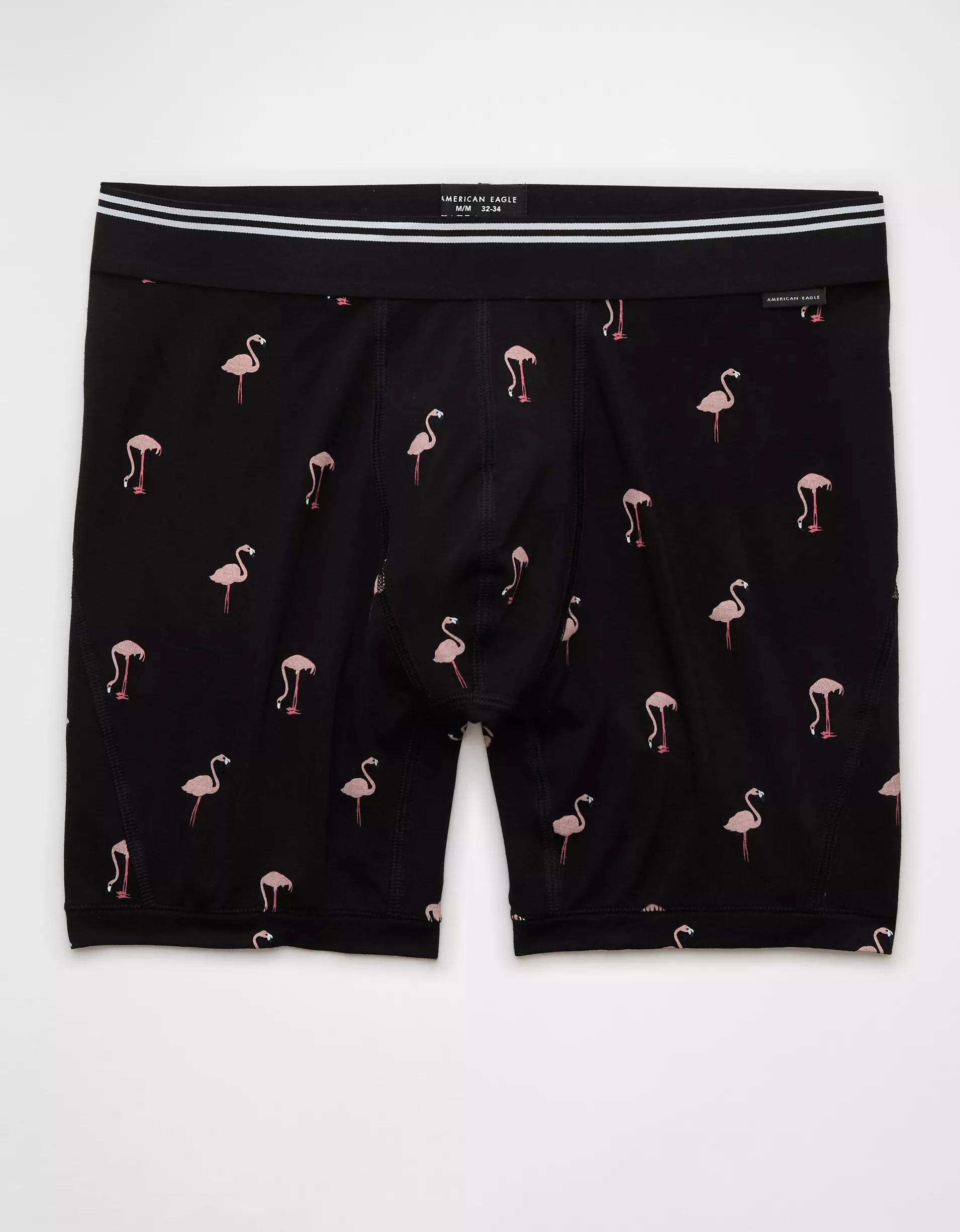 AEO Men's Floral 6" Ultra Soft Boxer Brief Product Image