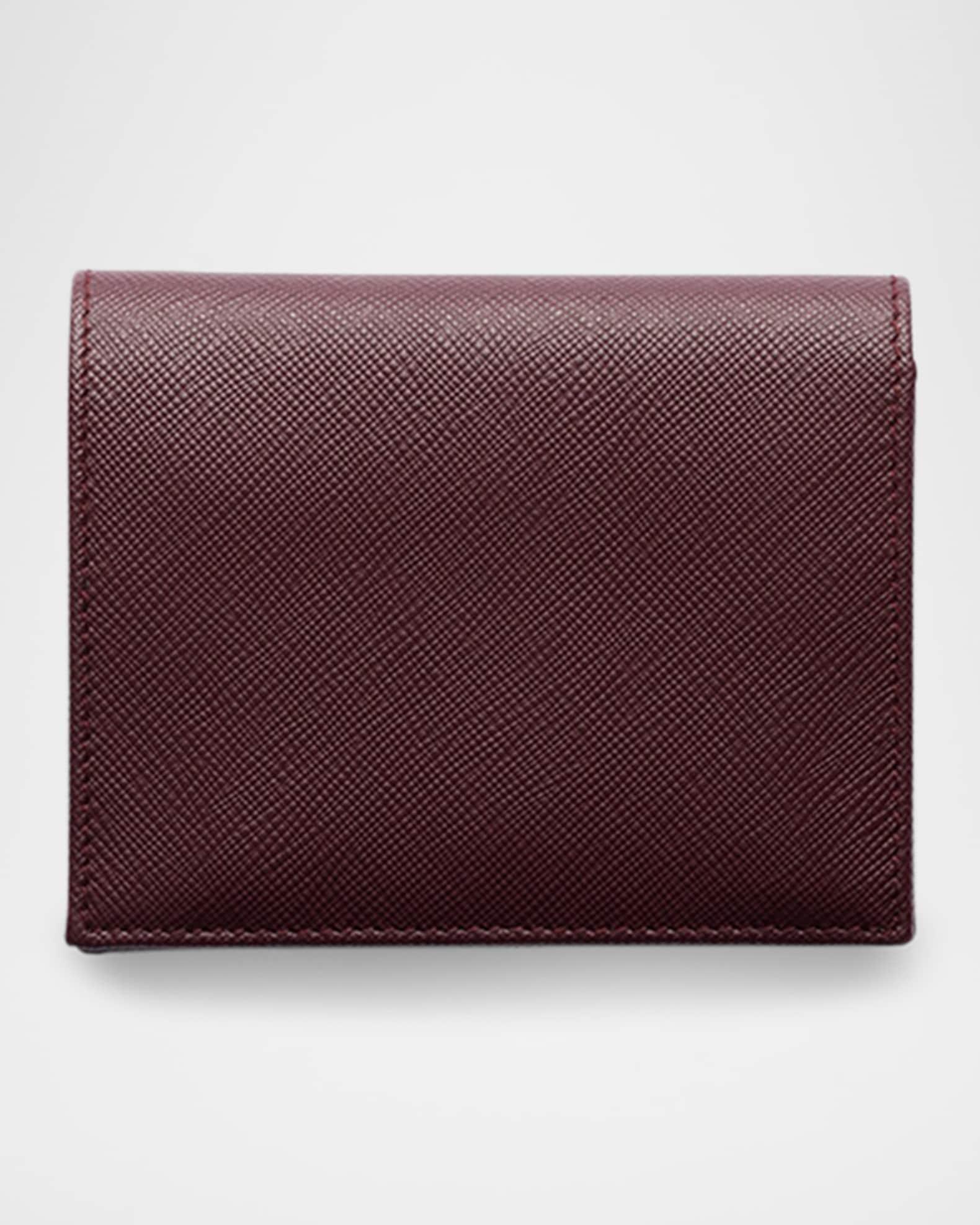 Small Saffiano Button Bifold Wallet Product Image