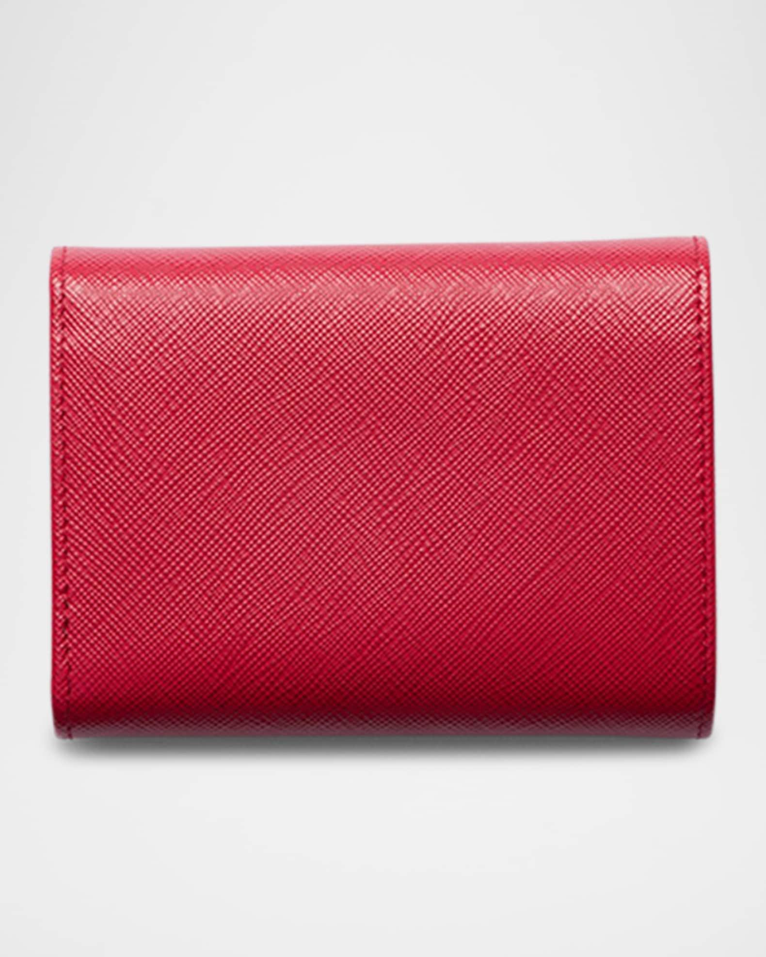 Small Saffiano Leather Trifold Wallet Product Image