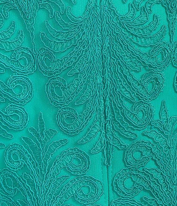 Tadashi Shoji Off-the-Shoulder Cap Sleeve Lace Sheath Dress Product Image