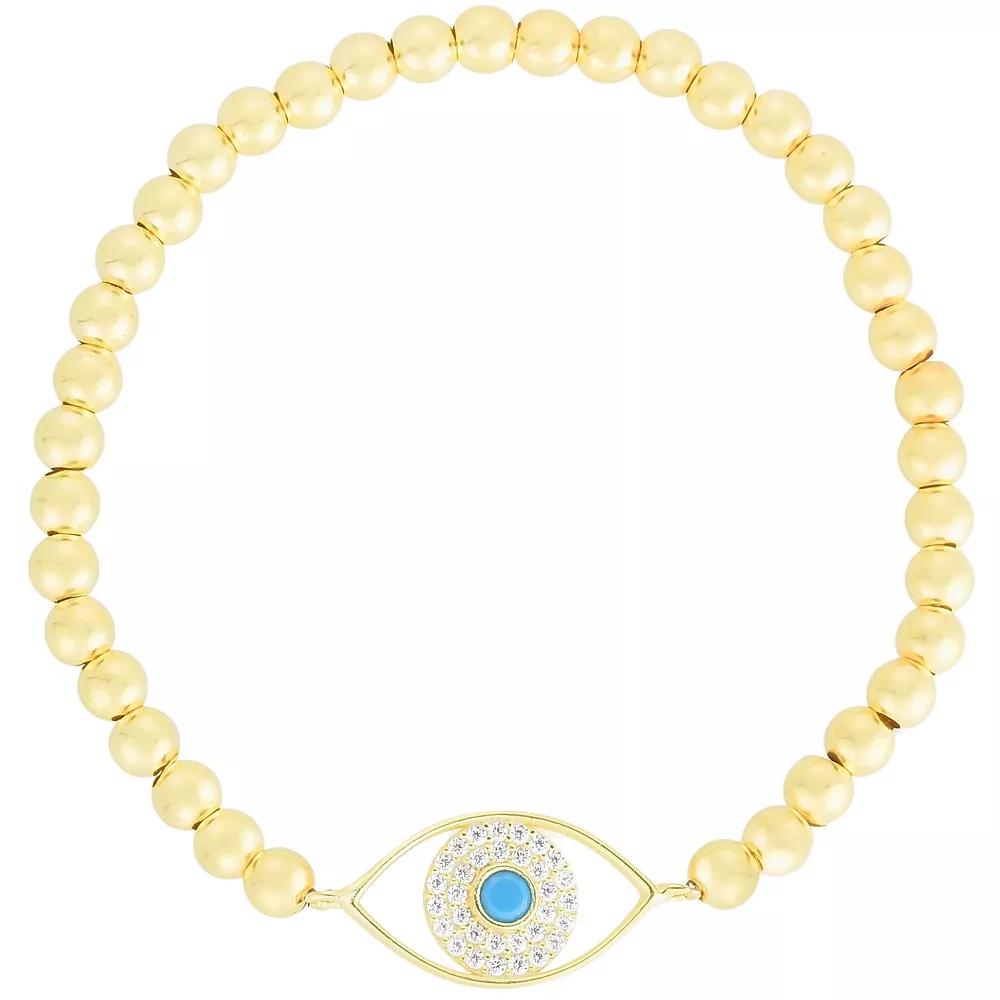 Alberto Amati 14K Yellow Gold Polished Bead Bracelet Product Image