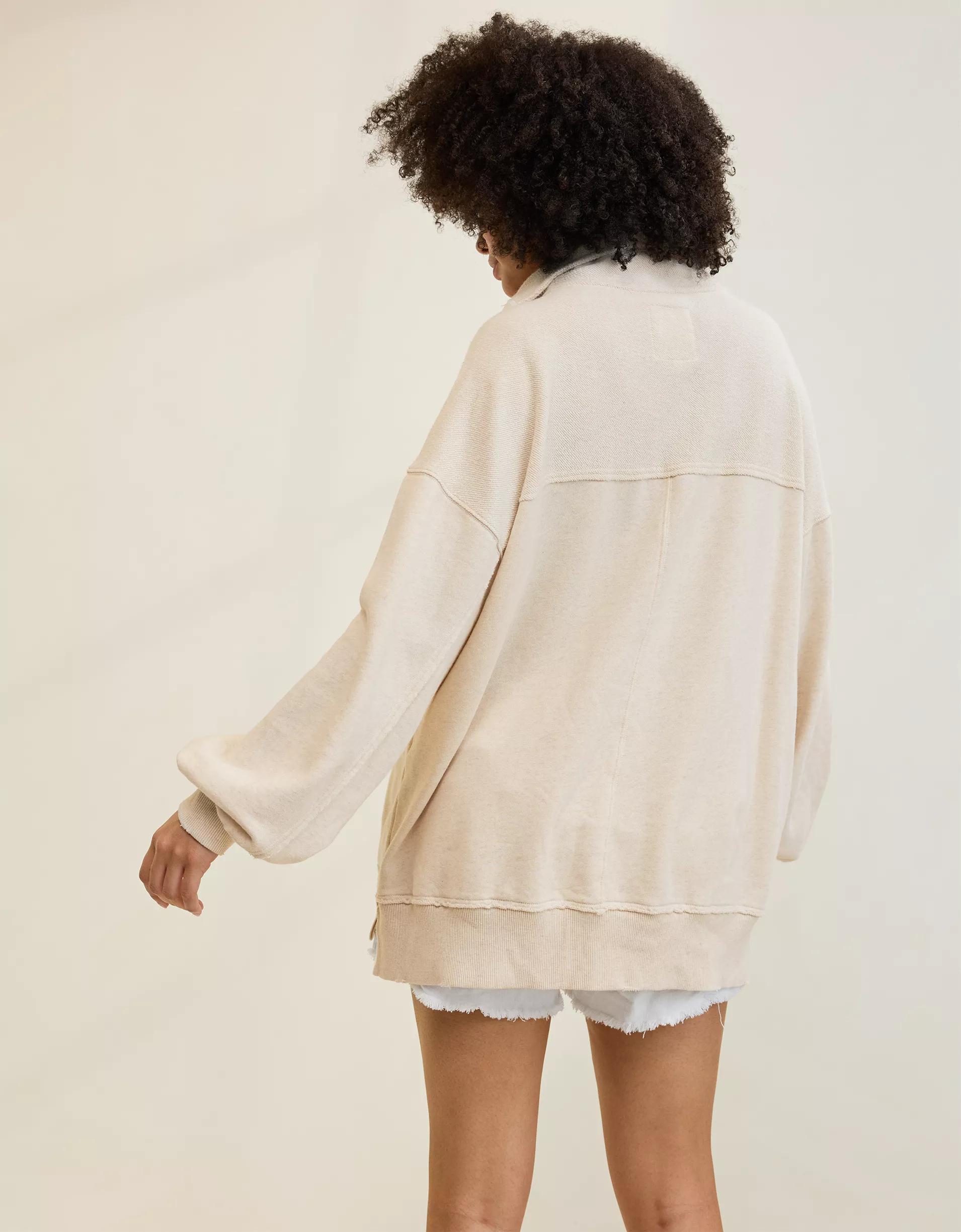 Aerie Starry Skies Open Neck Sweatshirt Product Image