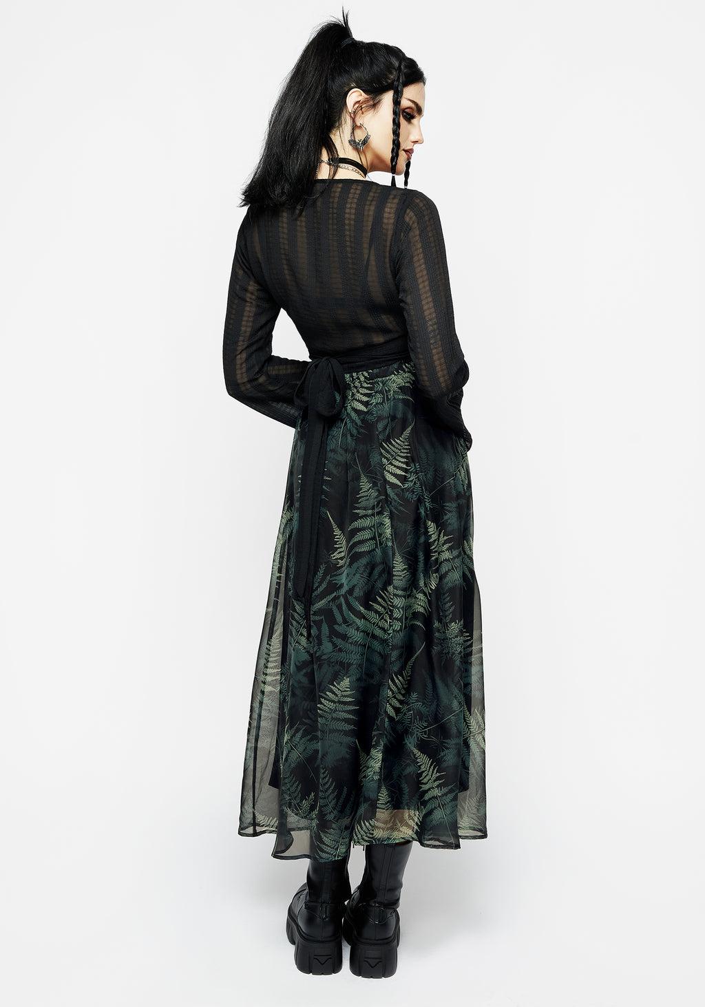 Fernery Chiffon Midaxi Skirt Product Image