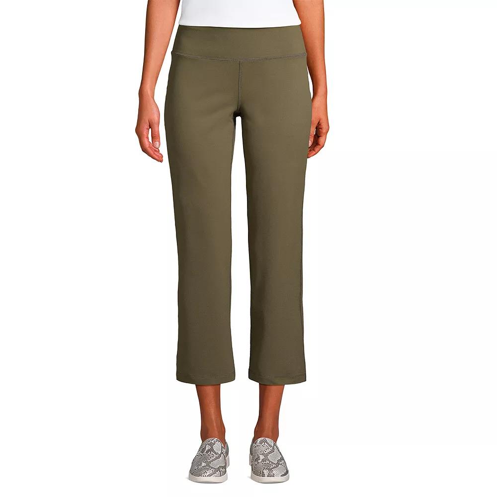 Women's Lands' End UPF 50 Active Capri Yoga Pants,  Product Image