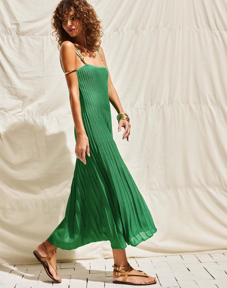 Knit Bruna Long Dress - Meadow Product Image