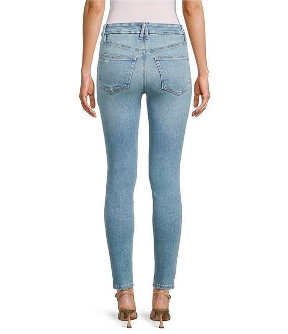 Good American Soft Tech Good Legs Mid Rise Skinny Jeans Product Image