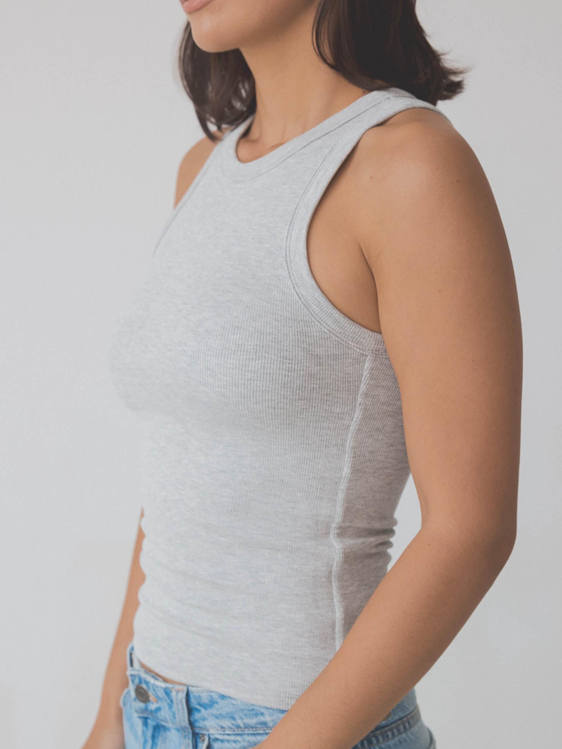 Chunky Binding Ribbed High Neck Brami (Full Length) Product Image