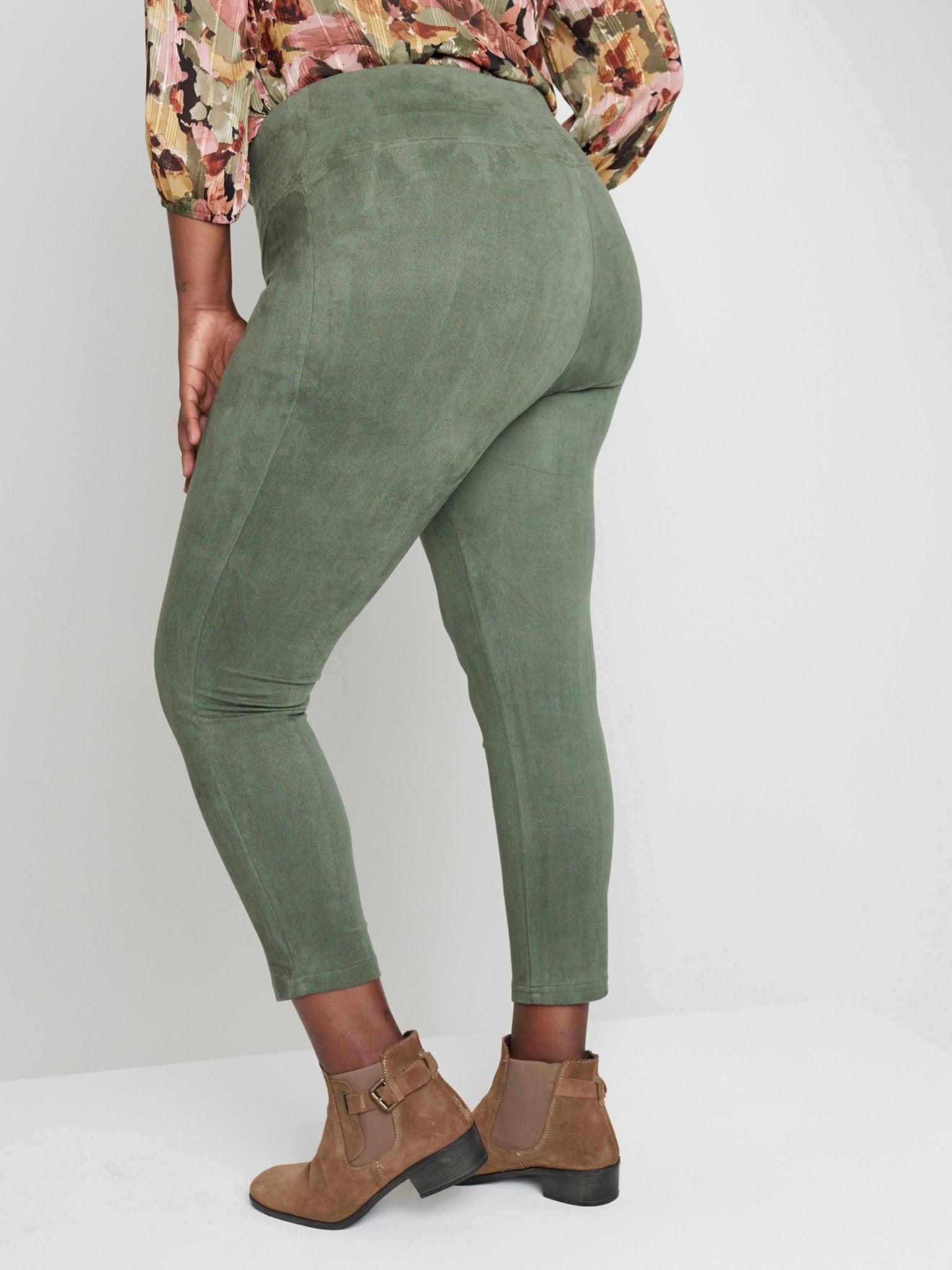 Roz & Ali Tummy Control Faux Suede - Plus Product Image