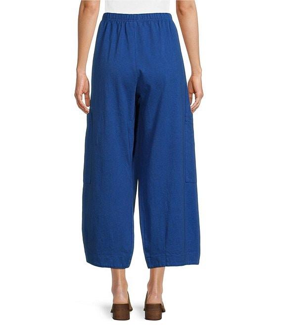 Bryn Walker Pasha Cotton Jersey Elastic Waist Cropped Pant Product Image