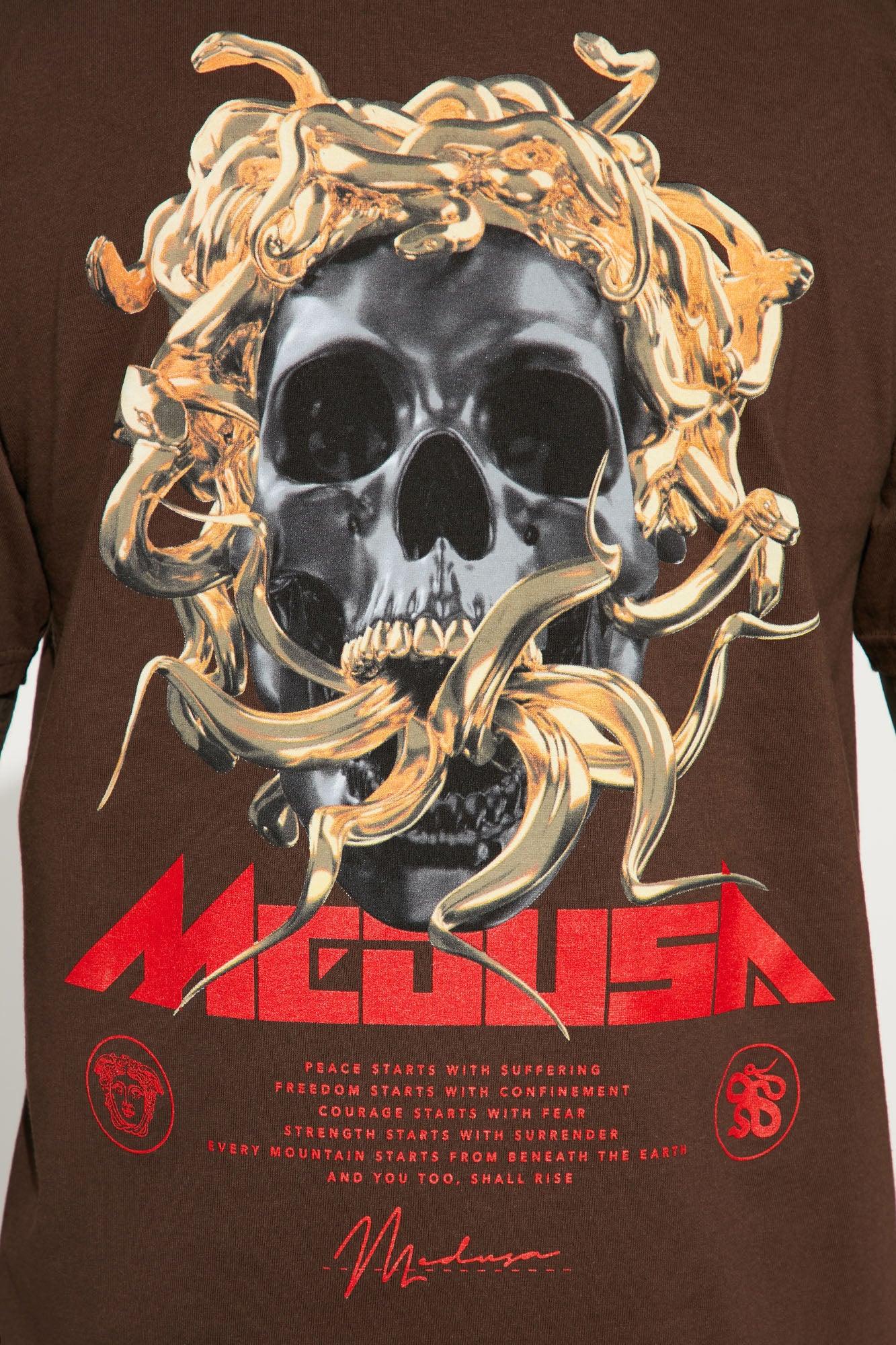 Medusa Short Sleeve Tee - Brown Product Image