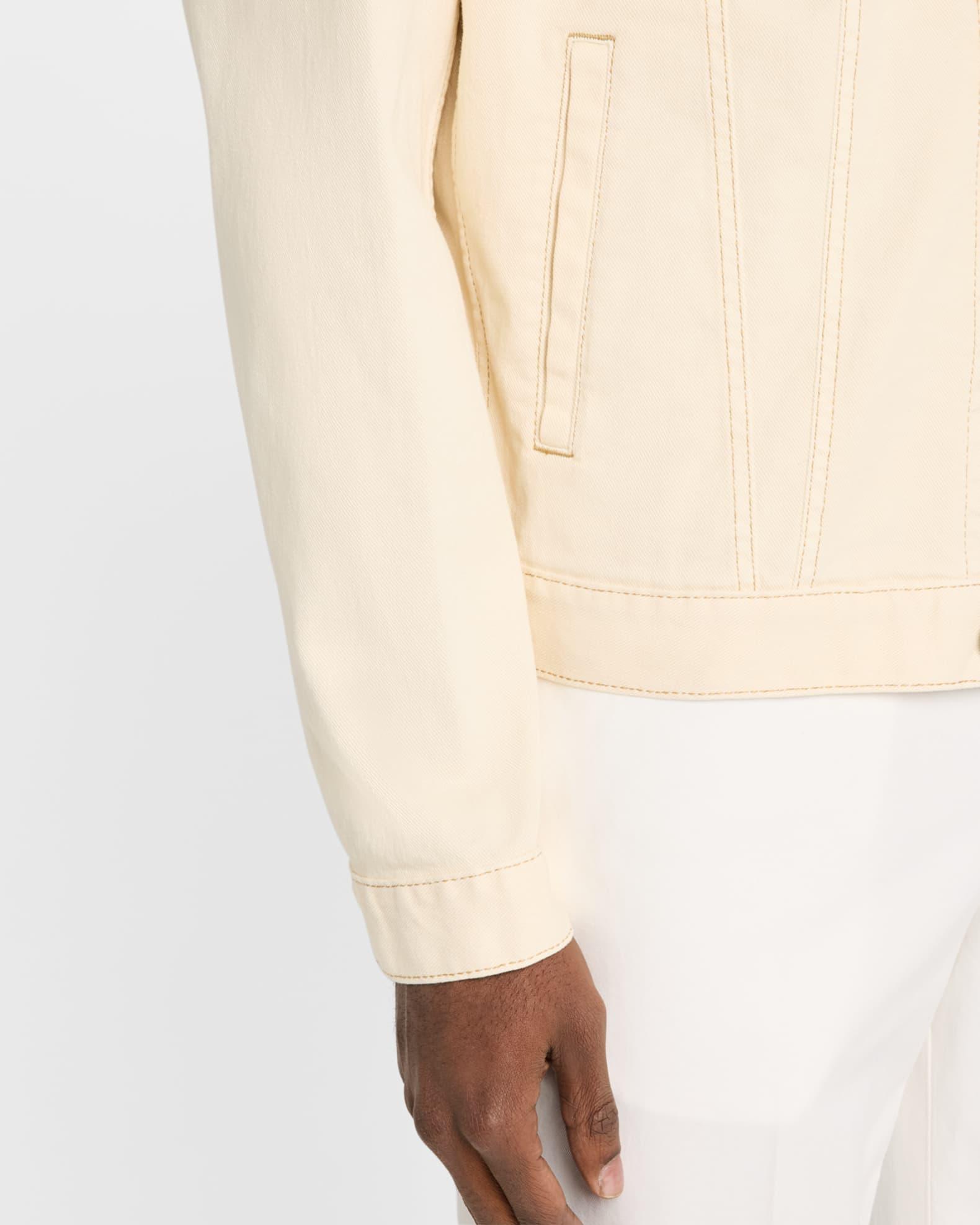 Men's Dyed Denim Trucker Jacket Product Image