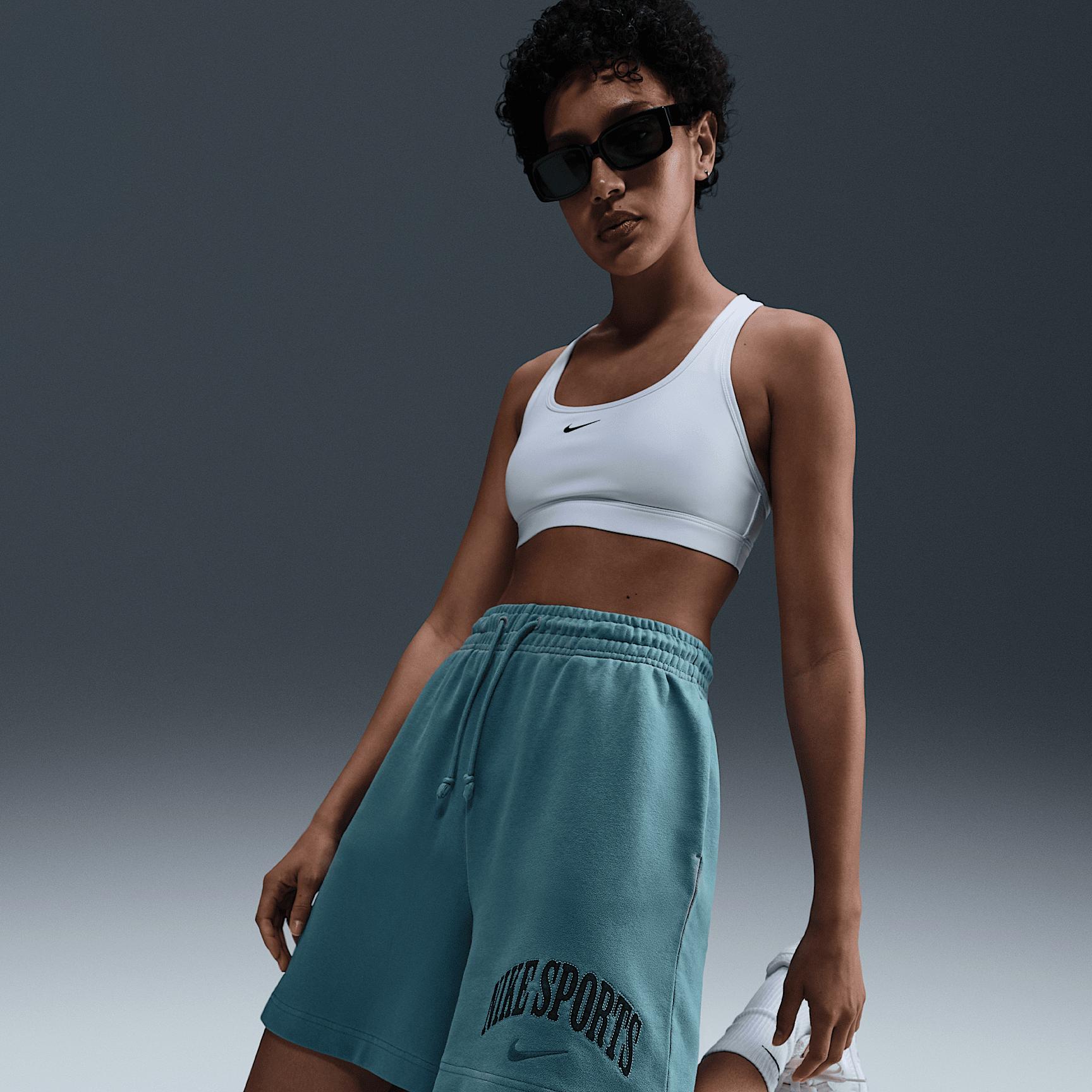 Womens Nike Sportswear Phoenix Fleece High-Waisted French Terry Shorts | HJ1269-006 Product Image