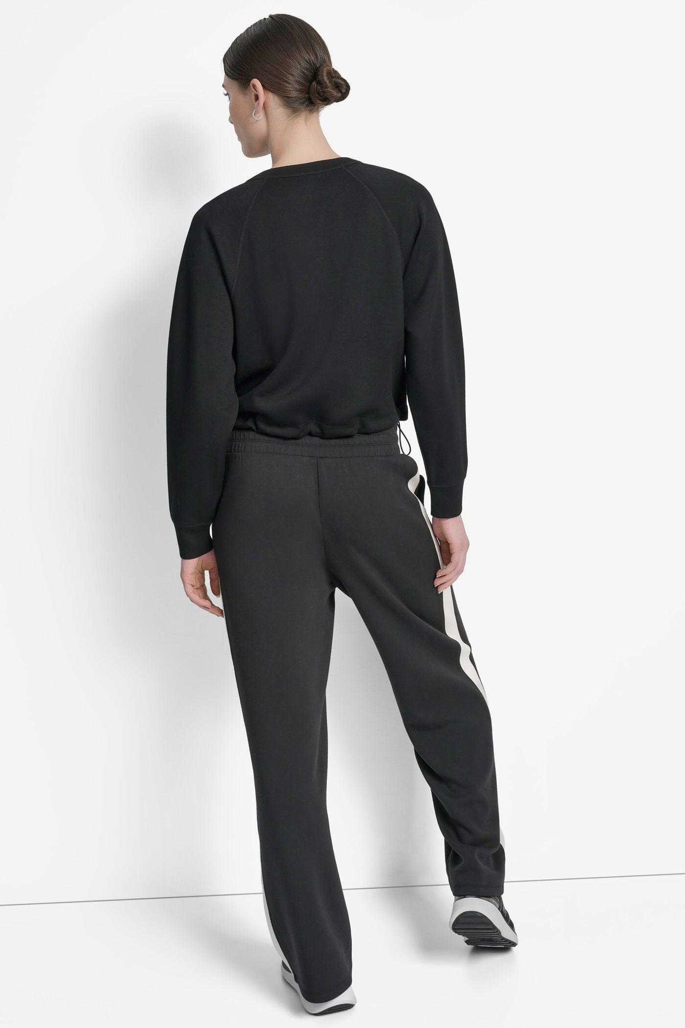 CROPPED DRAWSTRING-HEM SWEATSHIRT Product Image