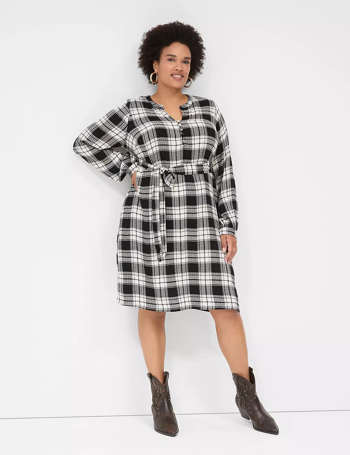 Crinkle Popover Short Dress Product Image