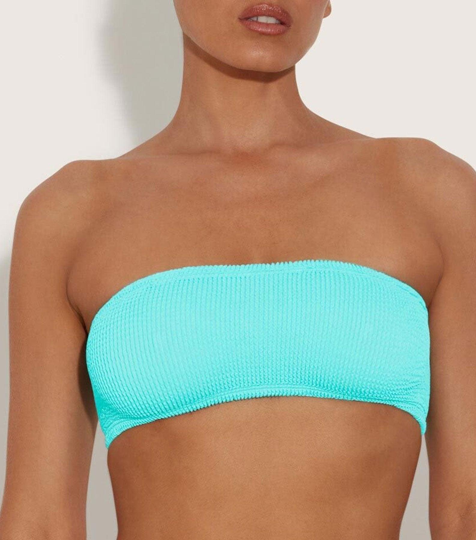 Bandeau Bikini Top - Aqua Product Image