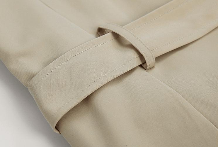 RT No. 2794 LIGHT BROWN TRENCH COAT Product Image