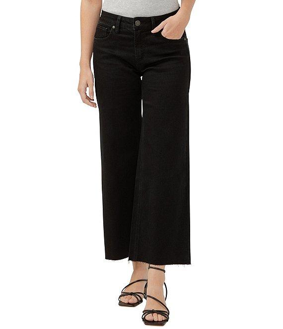 Silver Jeans Co. Suki Mid Rise Curvy Fit Wide Leg Stretch Luxe Ankle Jeans Product Image