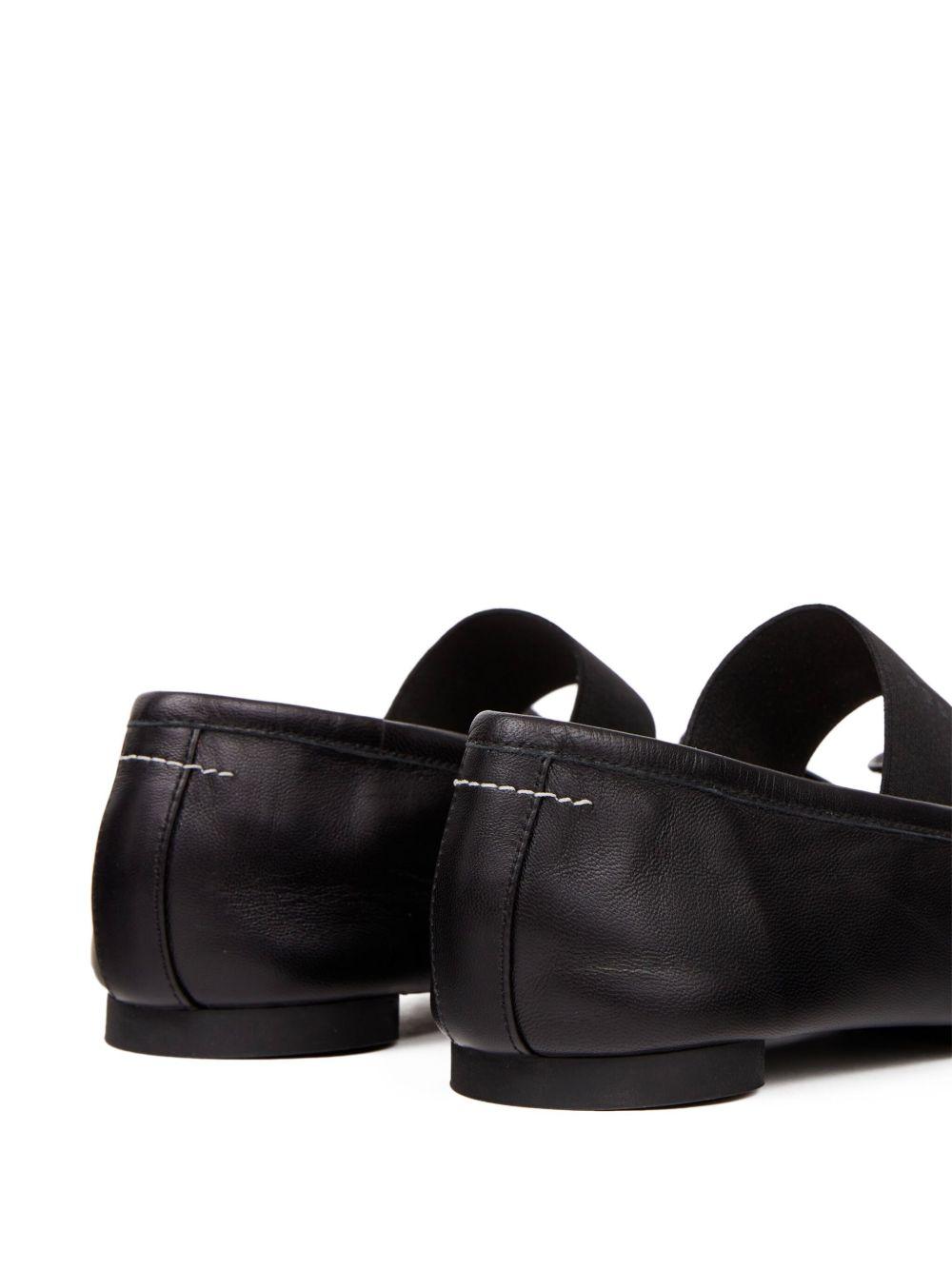Anatomic Numbers-motif leather ballerinas  Product Image