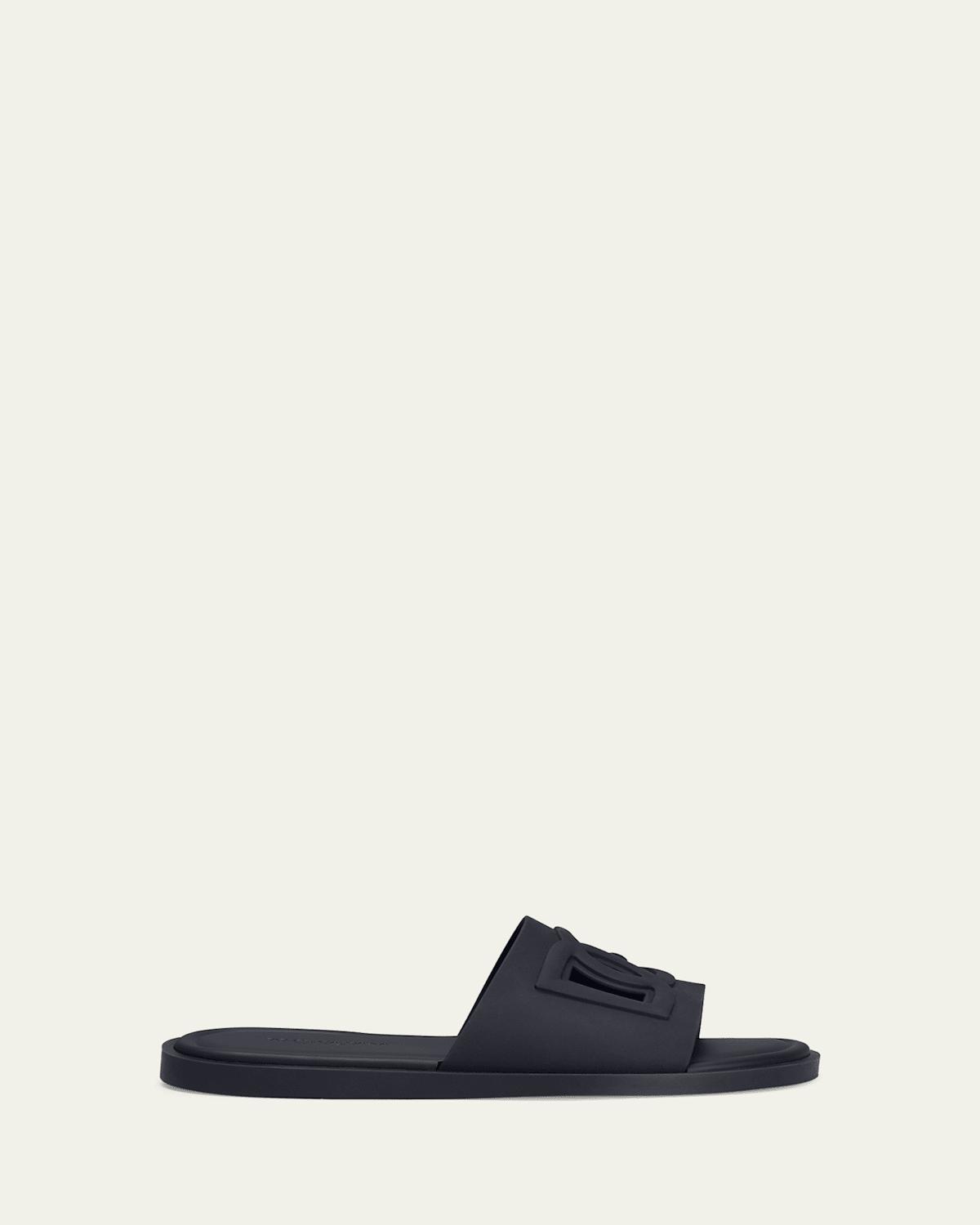 Men's Rubber Beachwear Pool Slides Product Image