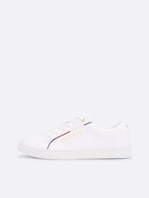 Tommy Signature Leather Sneaker Product Image