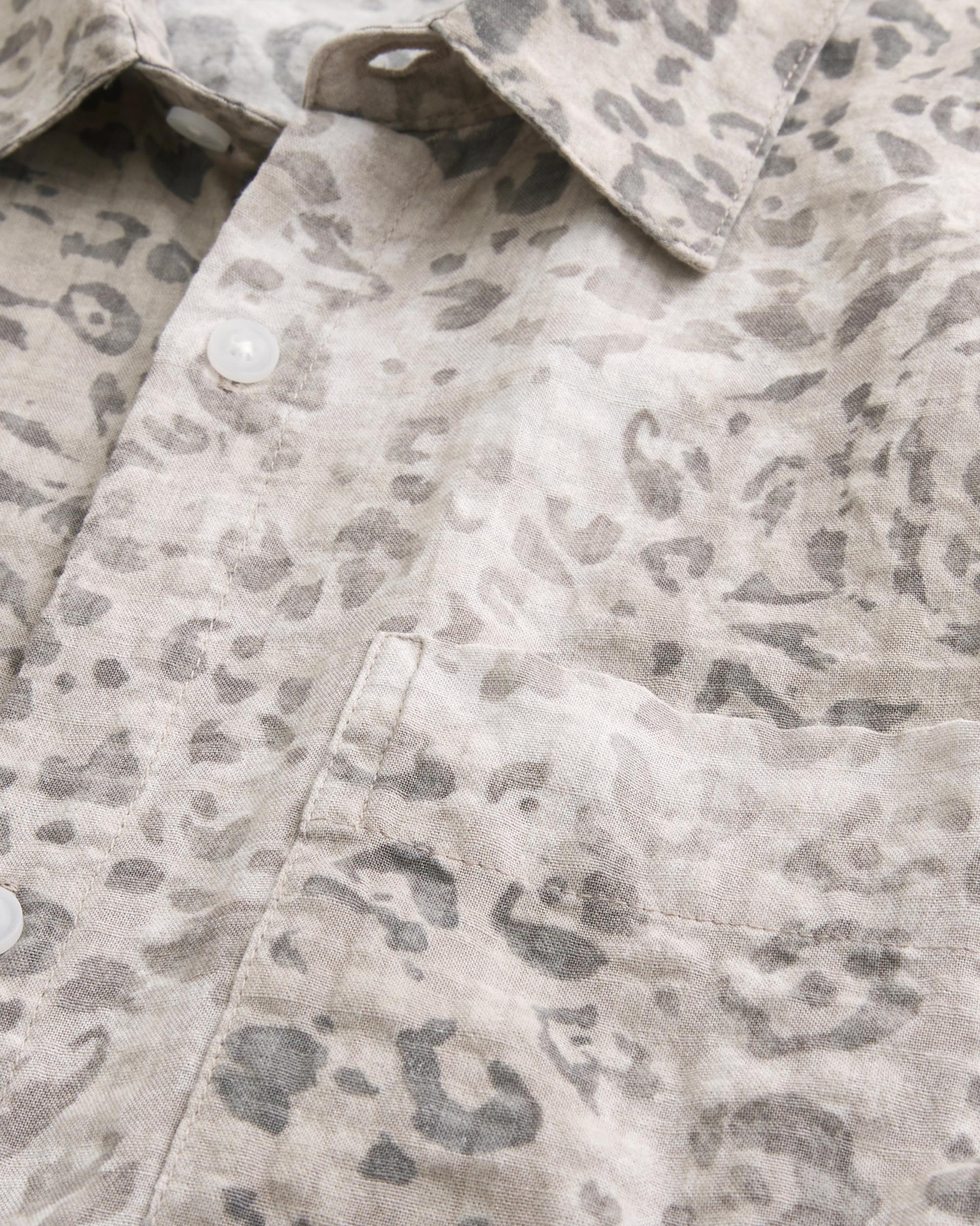 Boxy Short-Sleeve Pocket Shirt Product Image