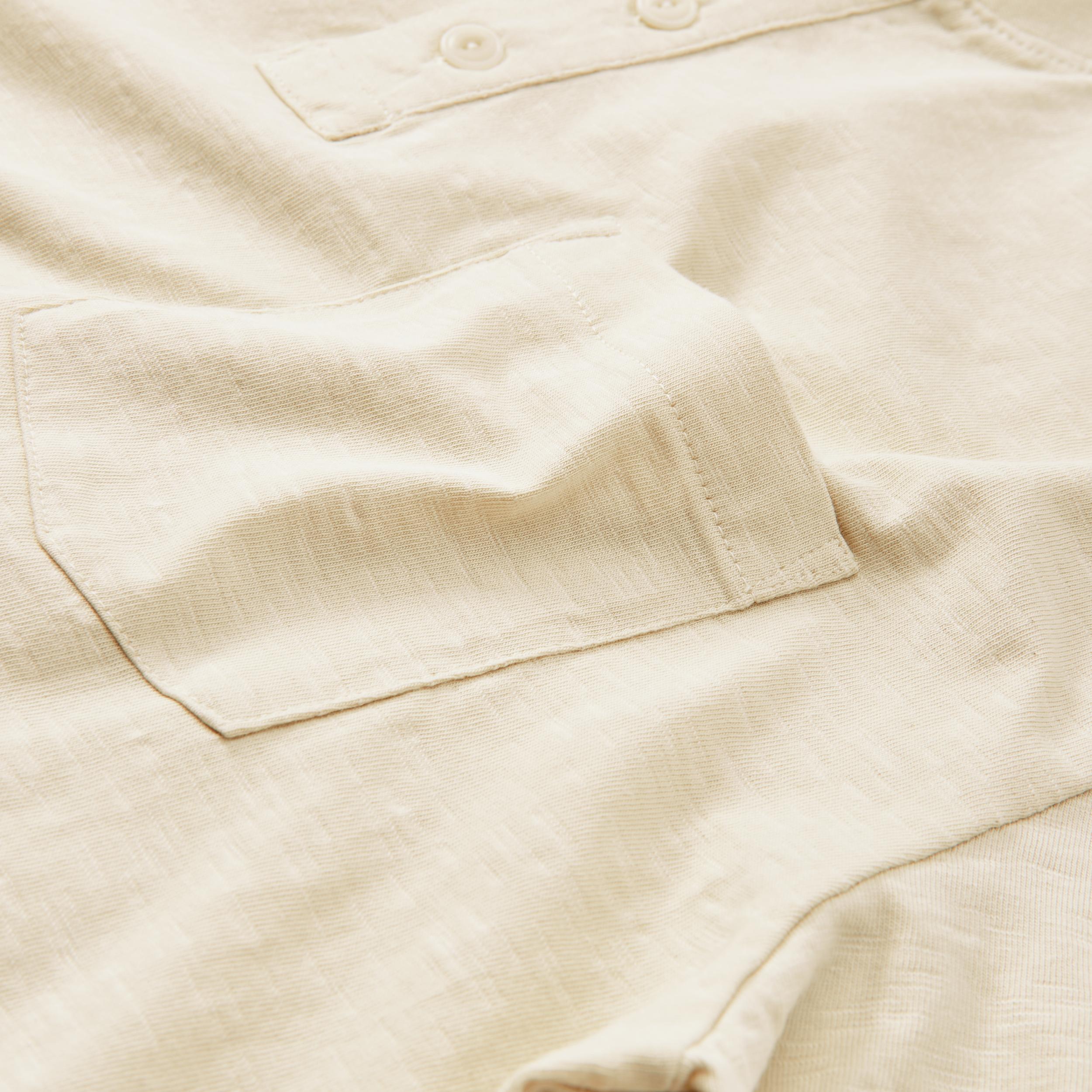 Slub Jersey Short Sleeve Henley Product Image